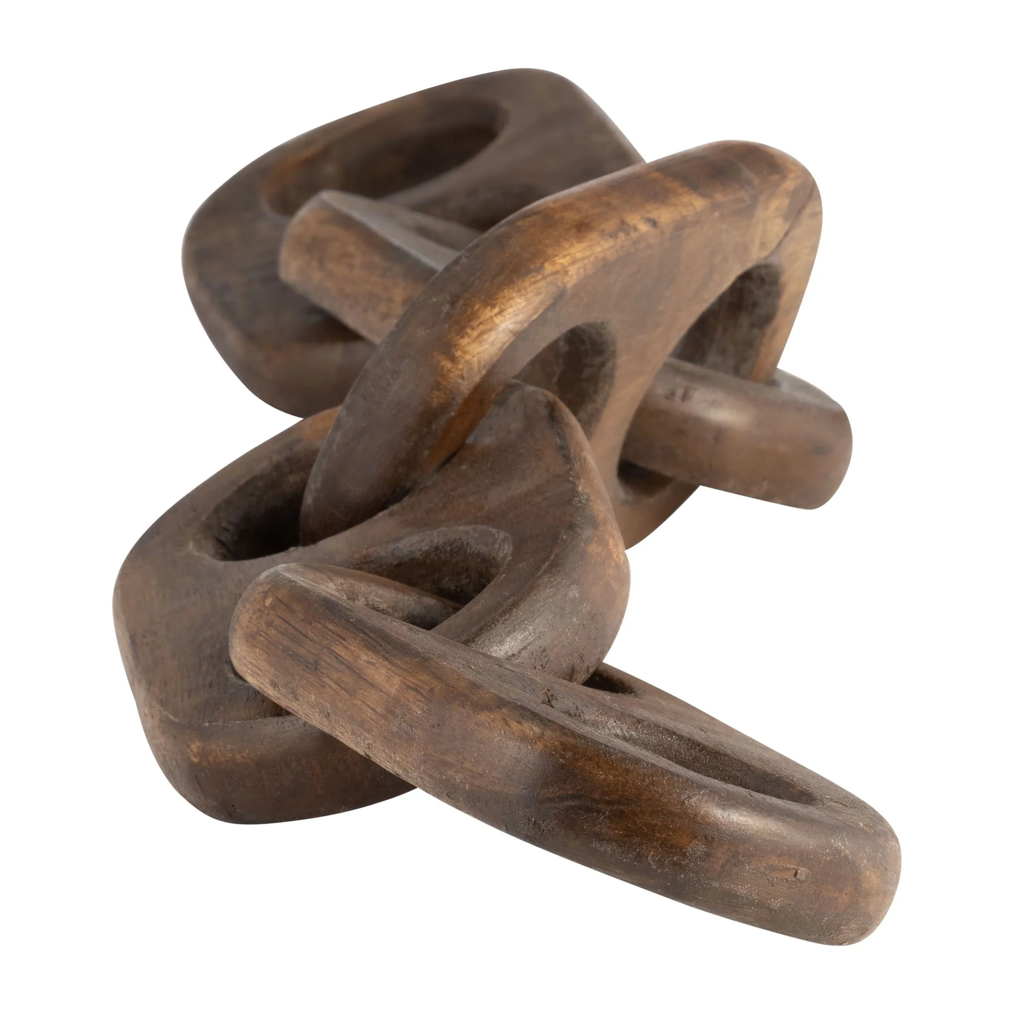 18" Wooden Chains, Brown - Image 3