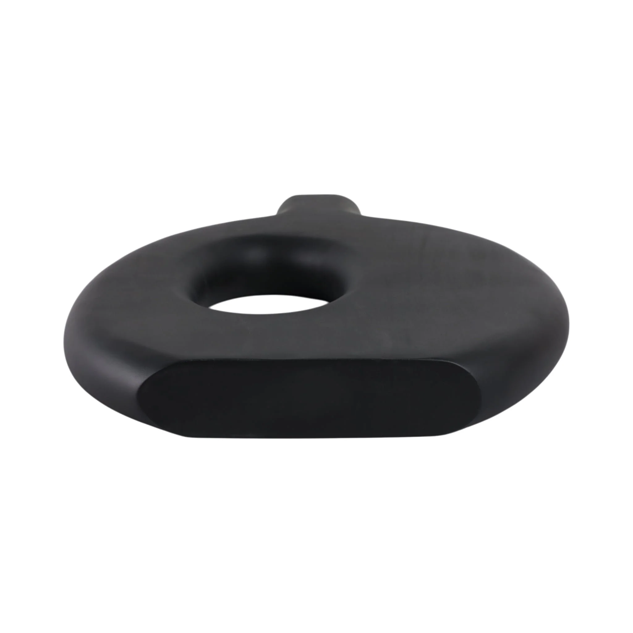 18x14" Cut-out Wood Vase, Black - Image 8