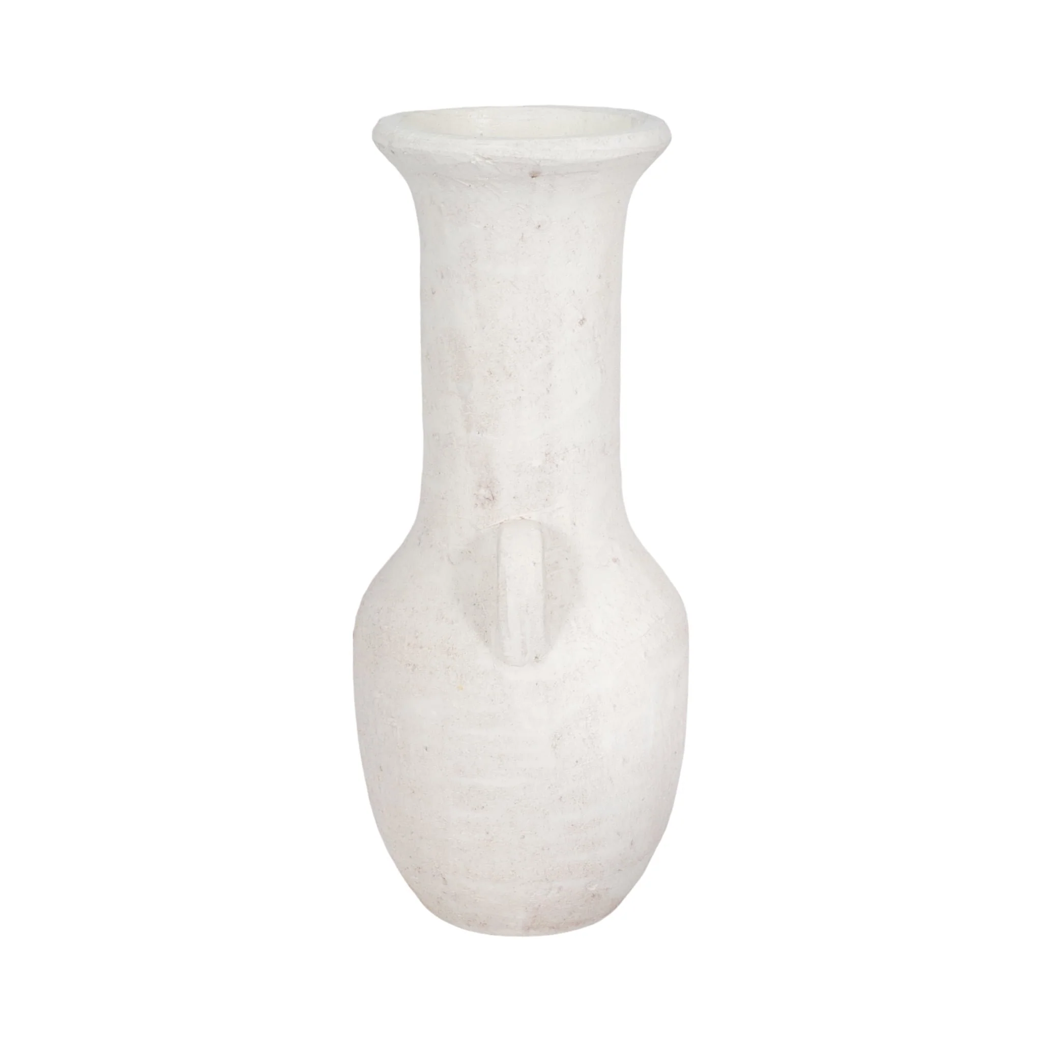 19" Nomad Vase Rough Finish, White - Image 4