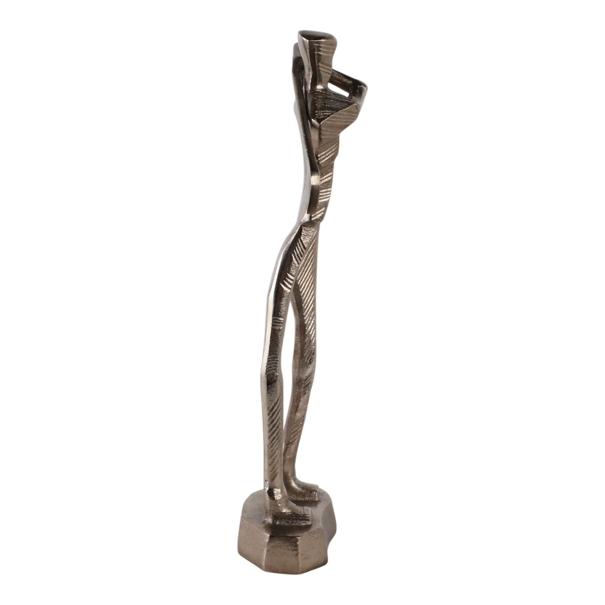 19x6" Golf Swing Sculpture, Bronze - Image 3