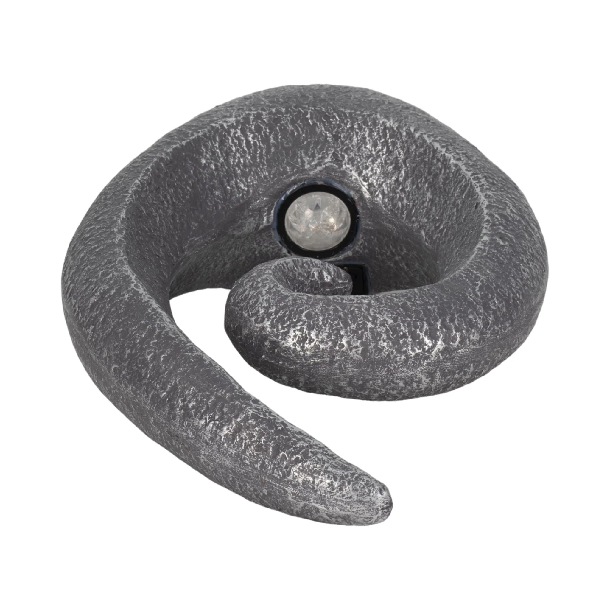20" Loopy Statue With Solar, Dark Grey - Image 7