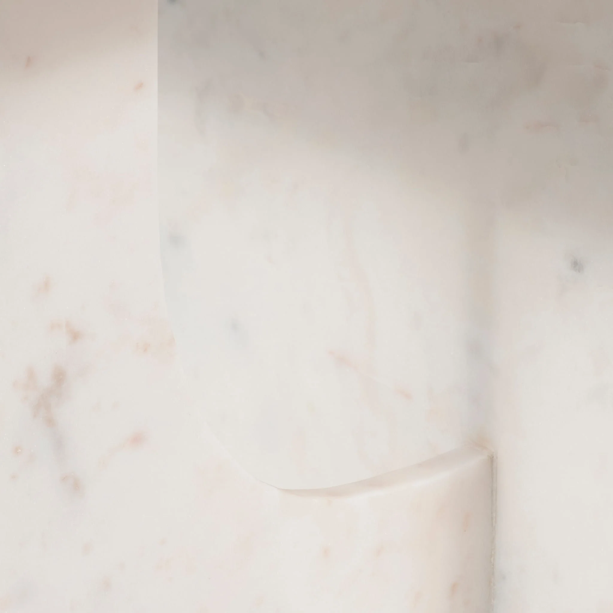 20" Marble Accent Table, White - Image 6