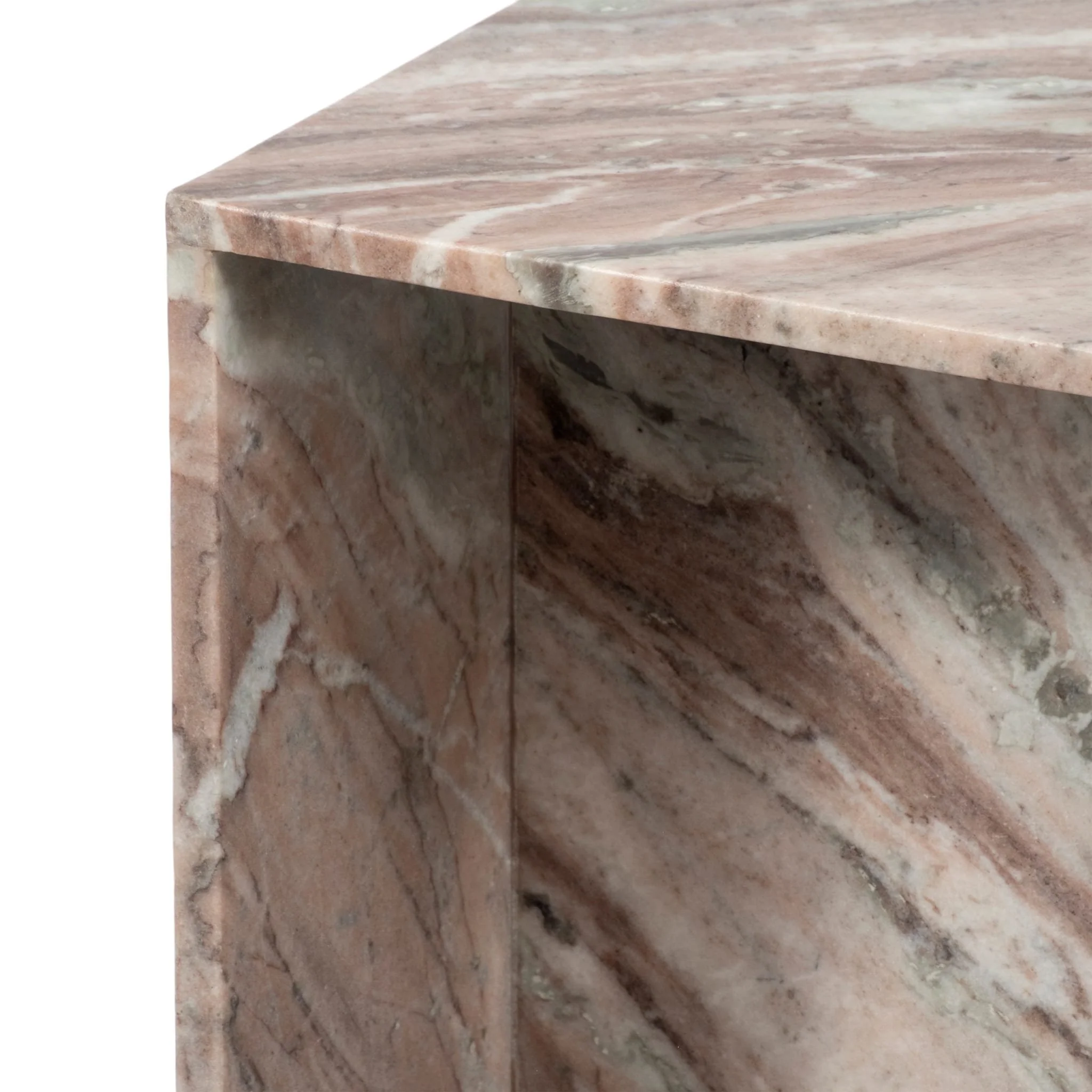 20" Torrento Marble Accent Table, Brown - Image 6