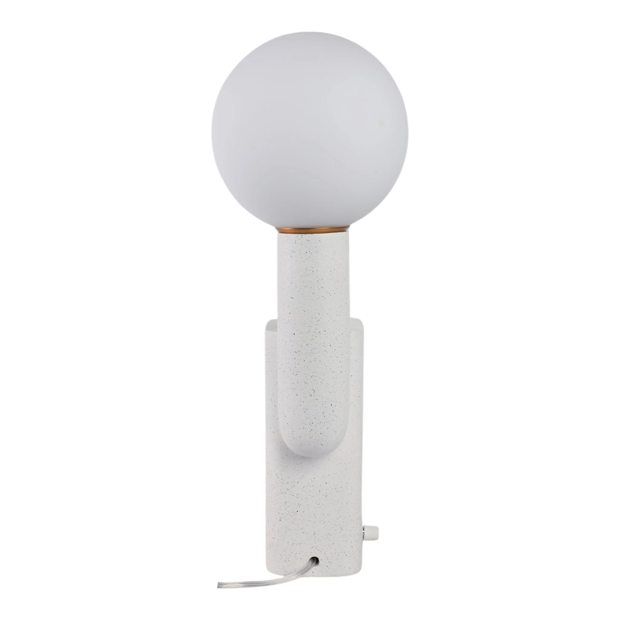 20x12" Double Head Totem Lamp With Base Switch, Wh - Image 3