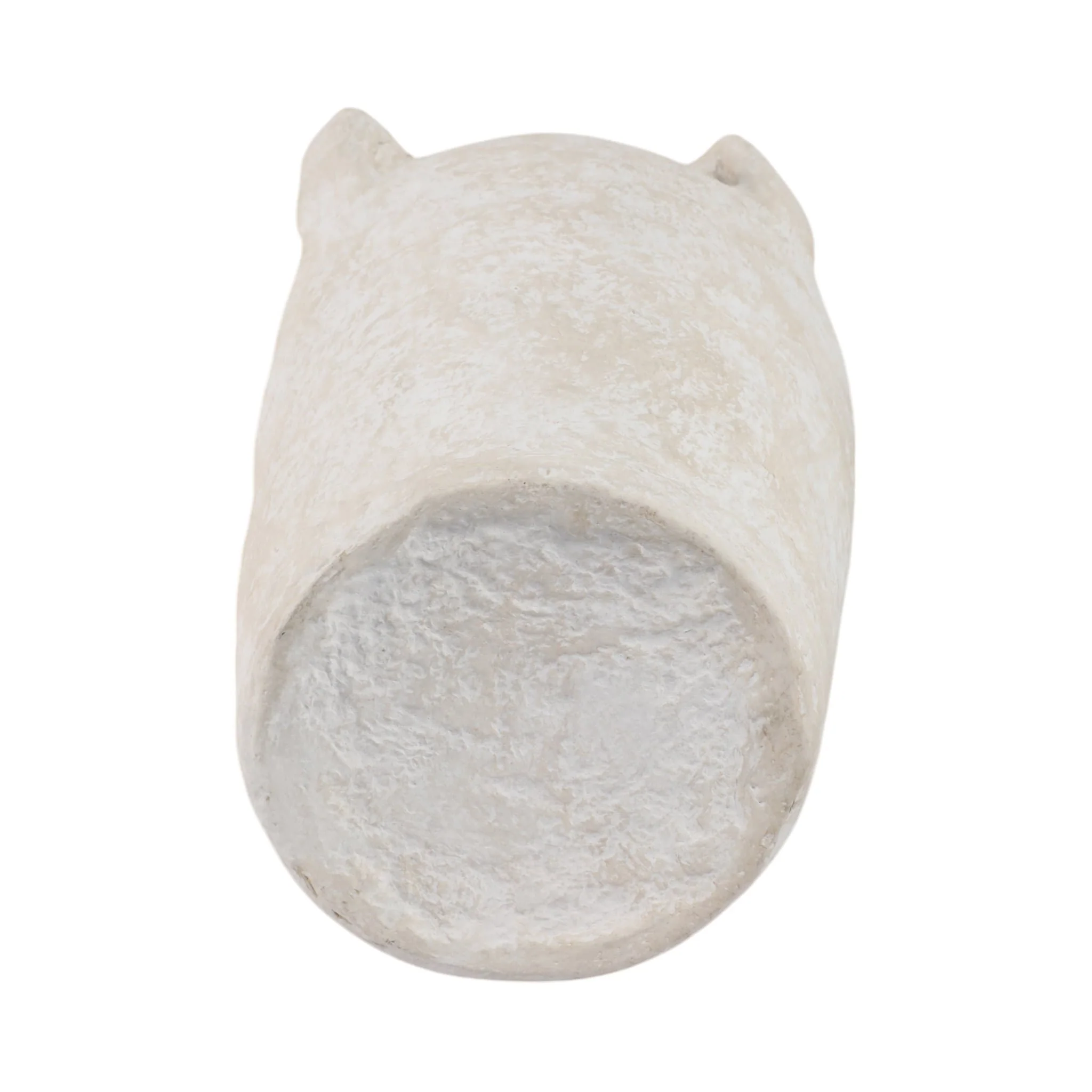 20x12" Paper Mache Handle Vase, White - Image 7