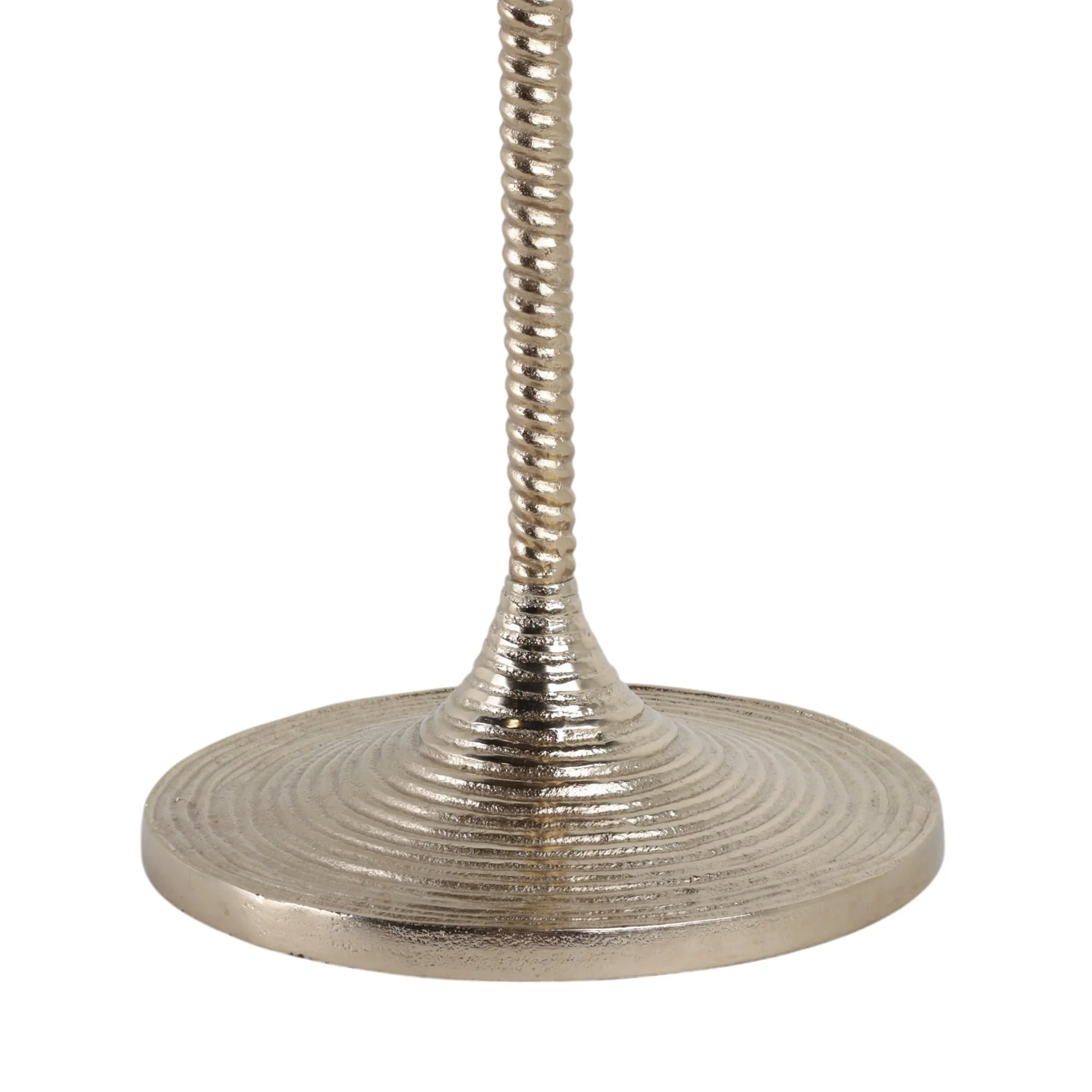 20x16" Twisted Accent Table Marble Top, Brown/gold - Image 4