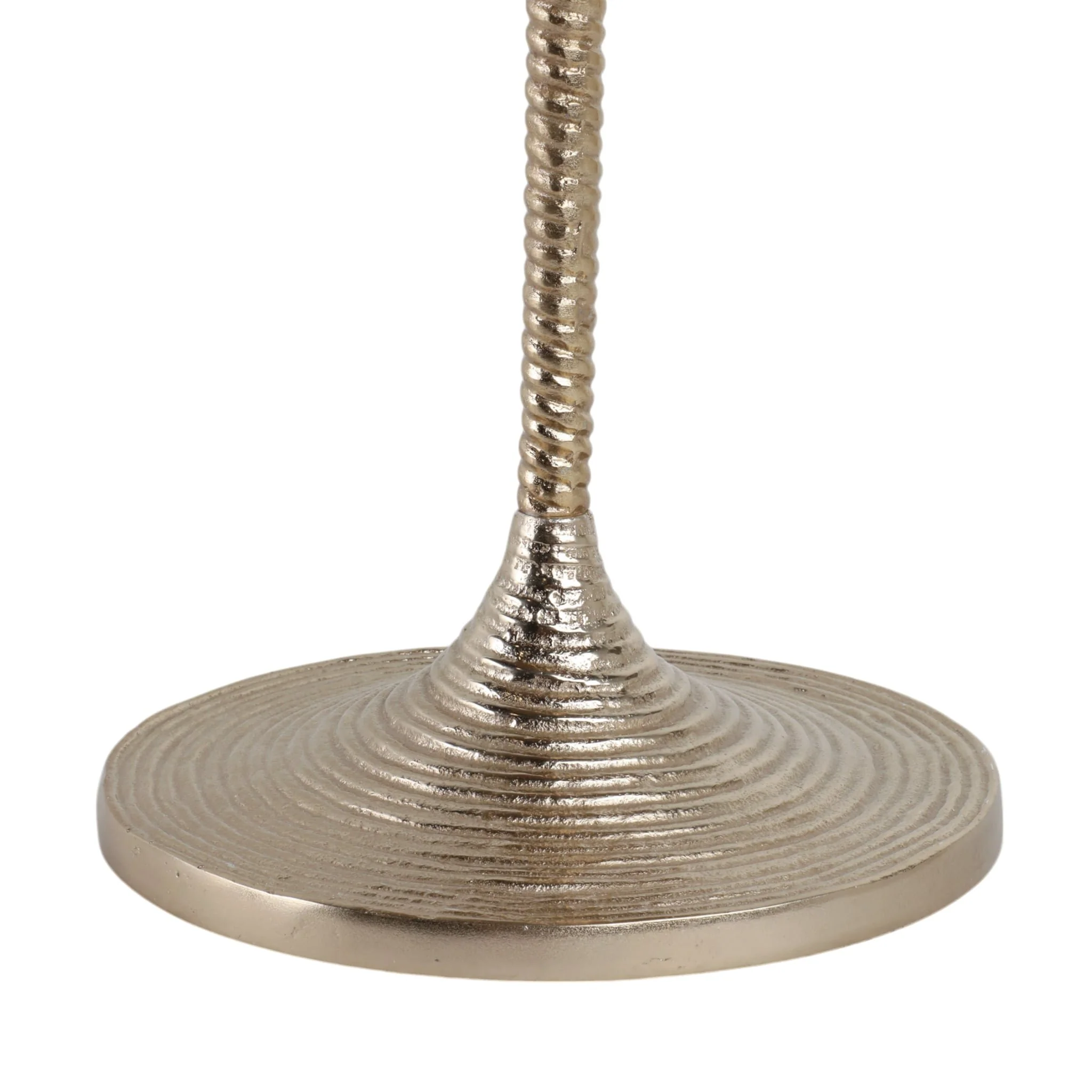 20x16" Twisted Accent Table Marble Top, Tan/gold - Image 5