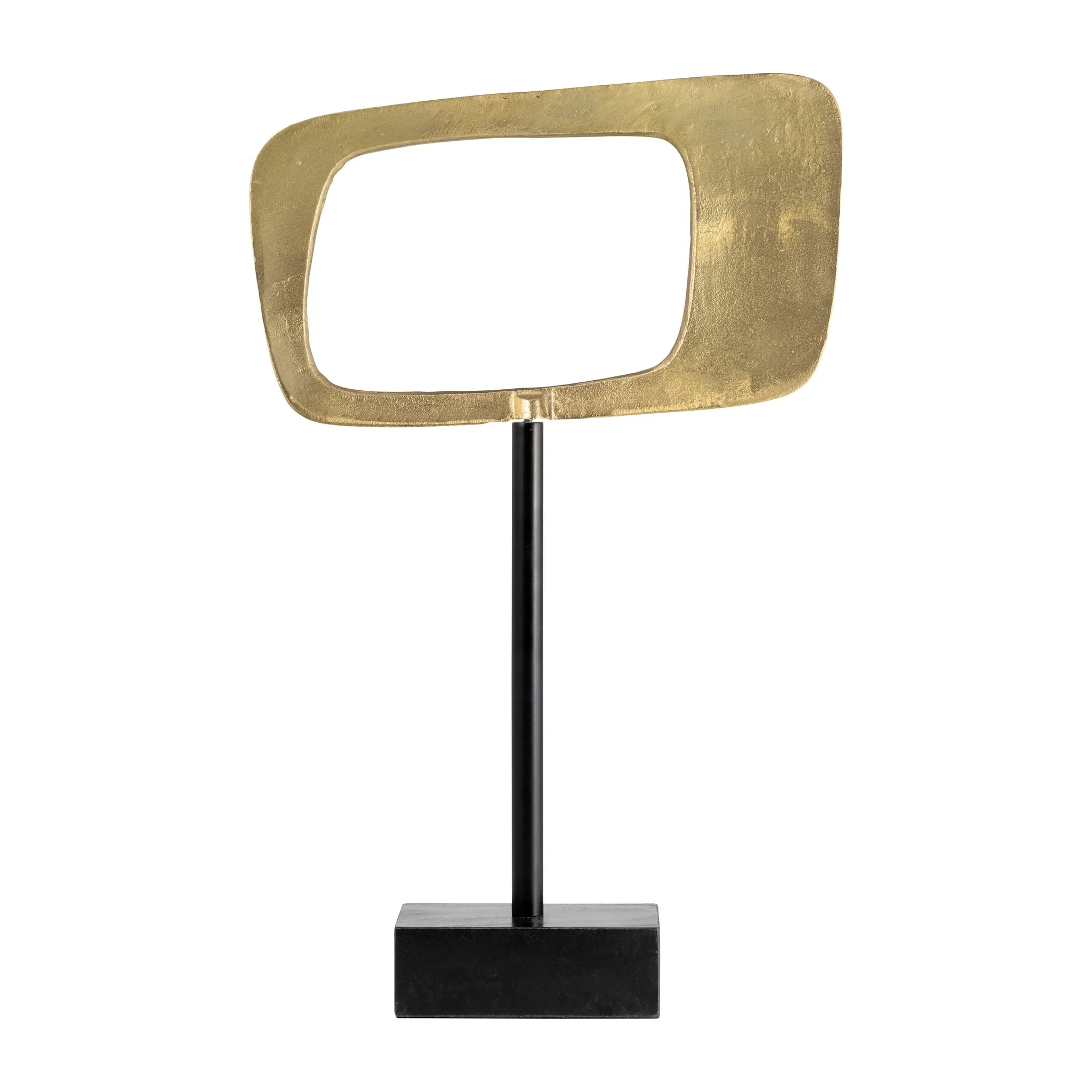 21.75" Aluminum Rhombus On Stand, Gold, Kd - Image 4