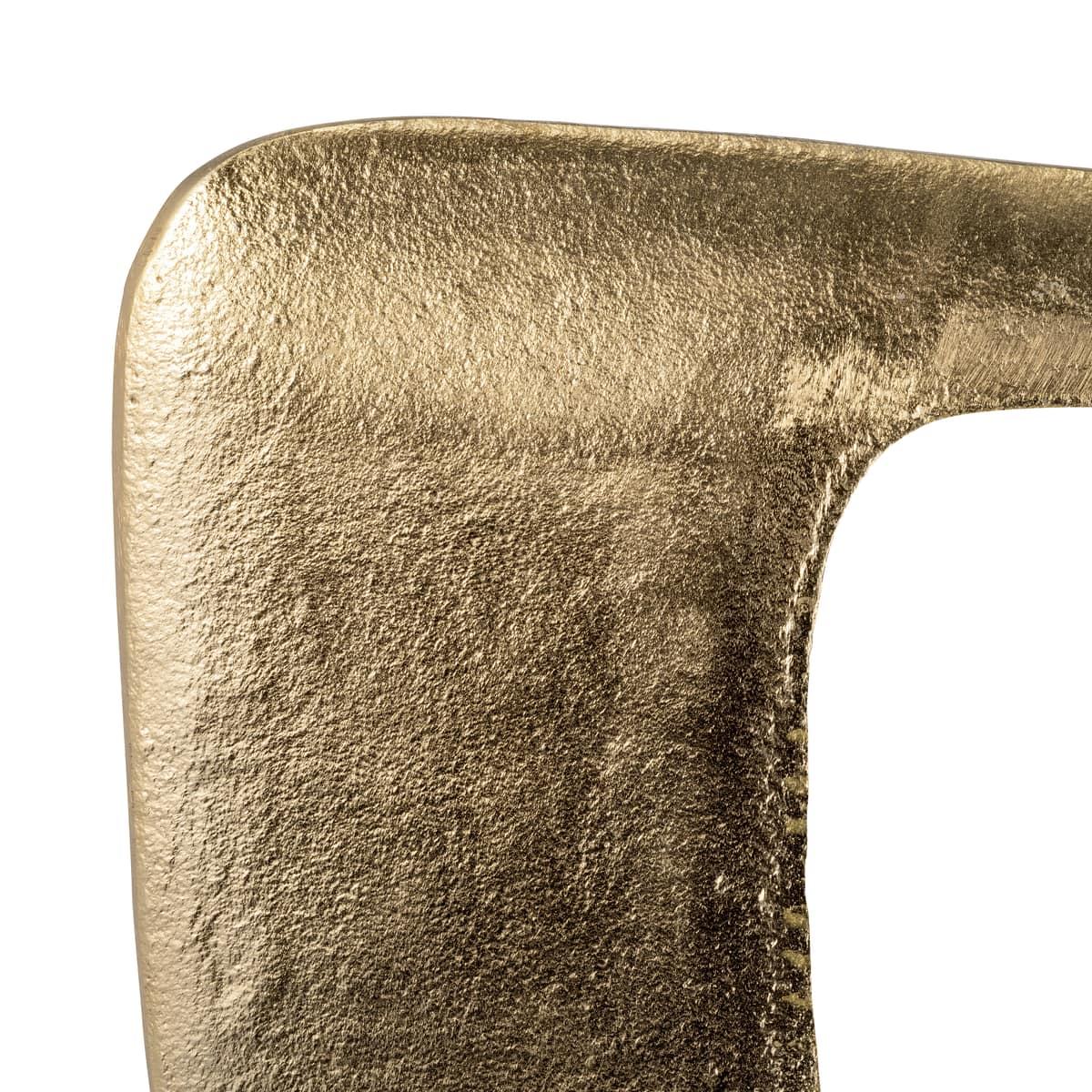 21.75" Aluminum Rhombus On Stand, Gold, Kd - Image 5