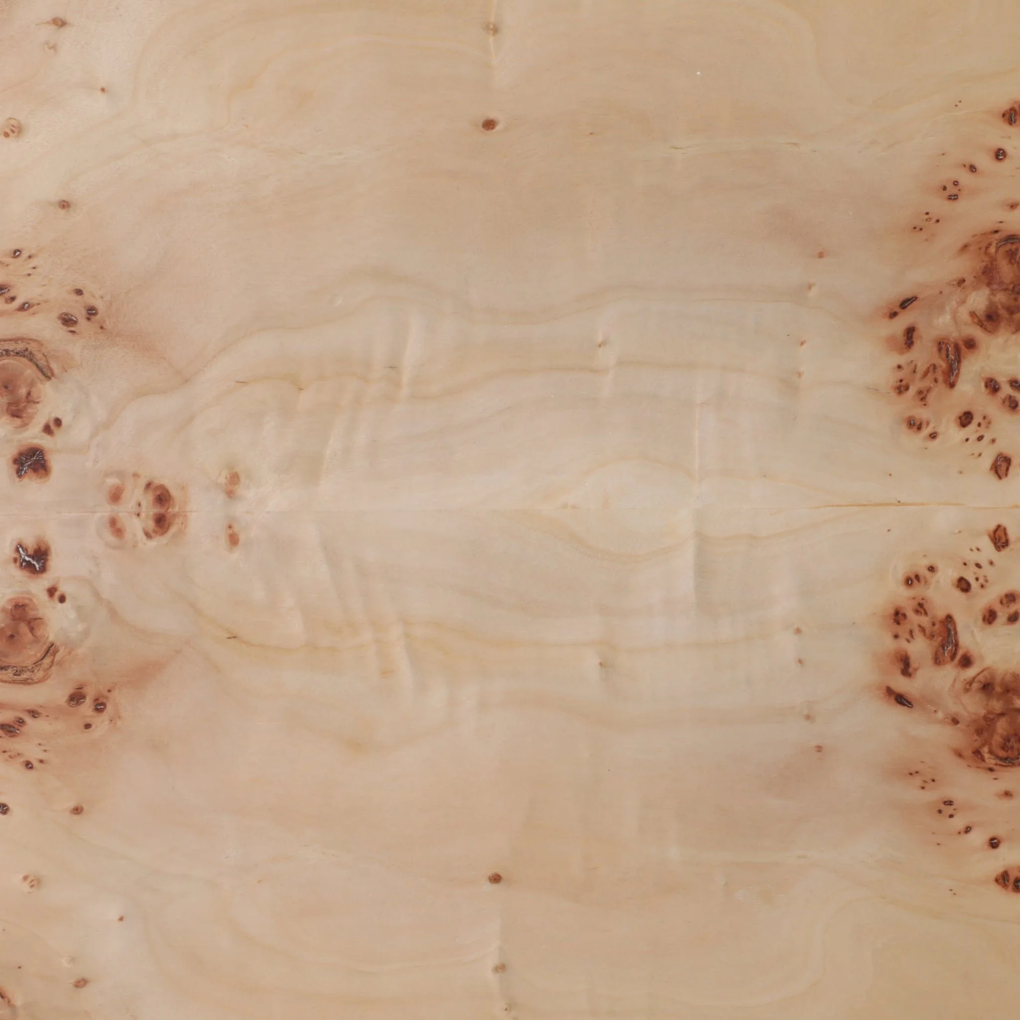 21x16" Burl Wood Block Accent Table, Tan - Image 7