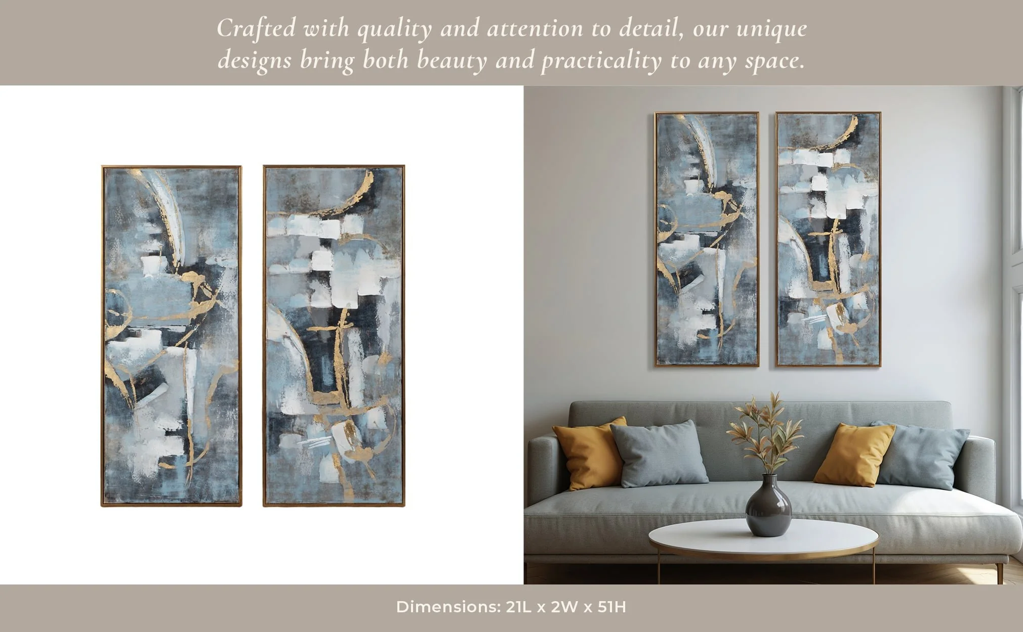 21x51  S/2, Abstract Oil Painting, Multi - Image 10