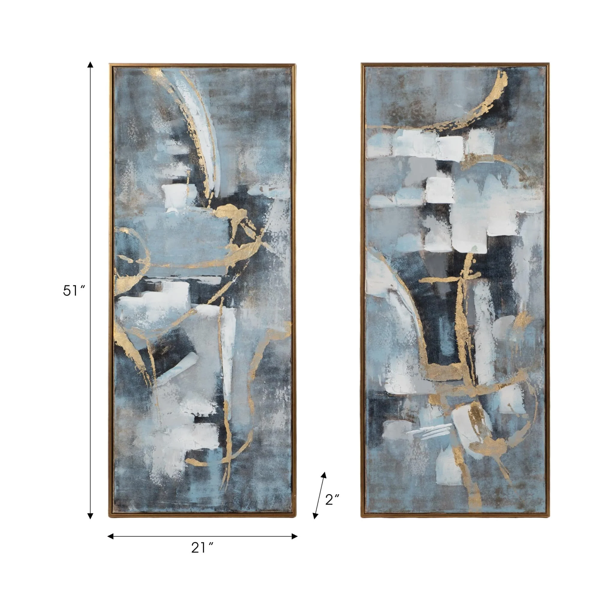 21x51  S/2, Abstract Oil Painting, Multi - Image 7