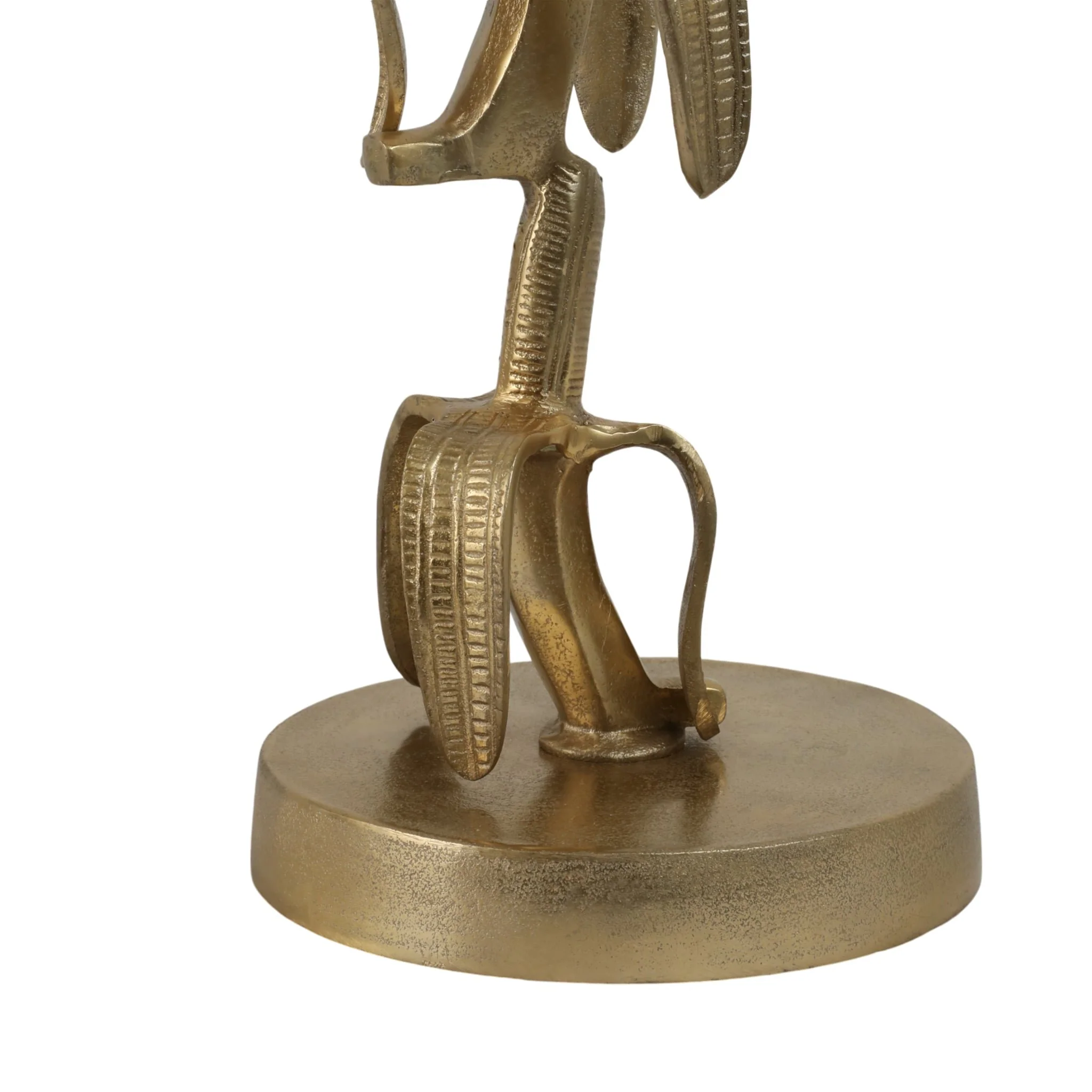 22x15" Bananas Accent Table, Gold Kd - Image 5