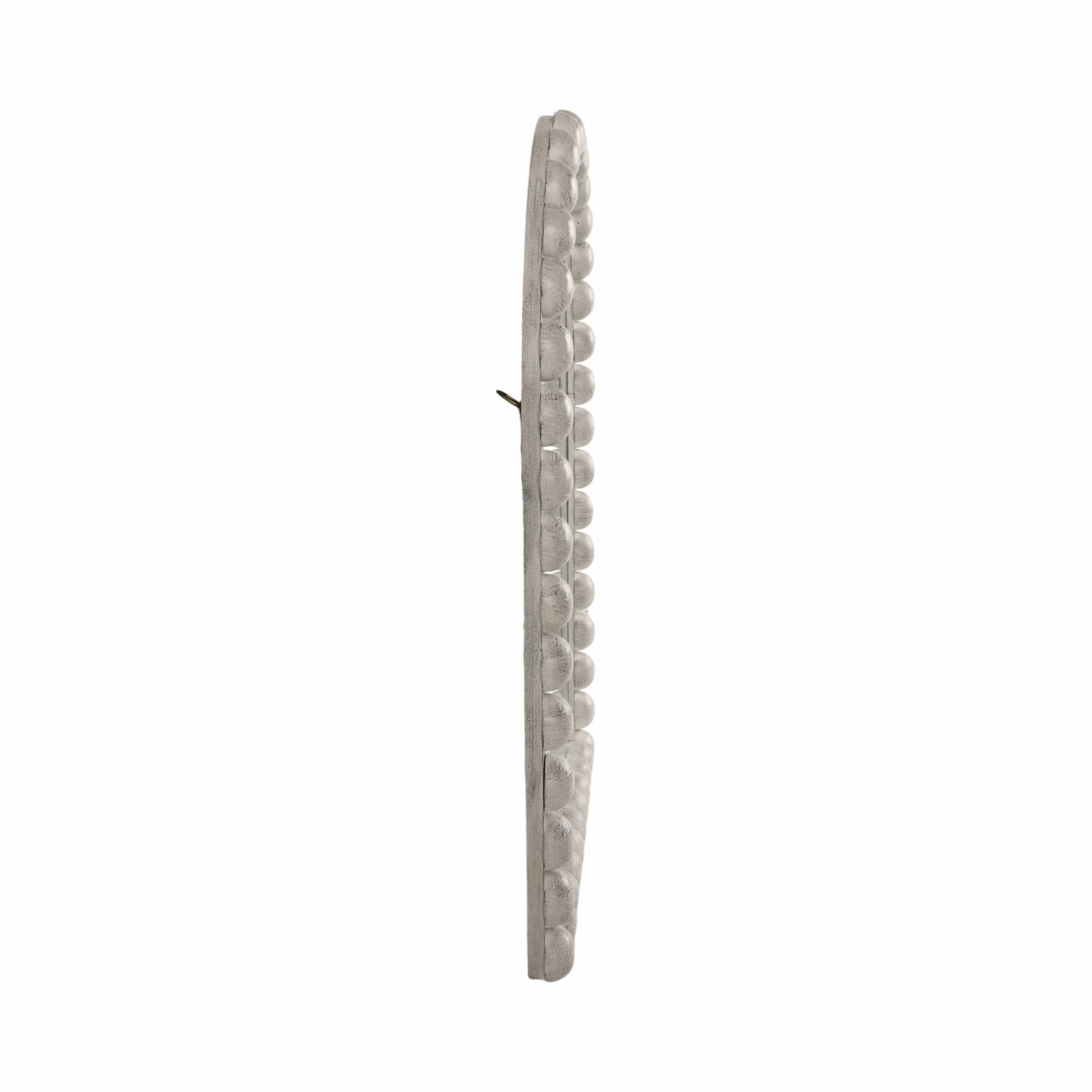 22x30 Large Knobby Arch Mirror, White - Image 3