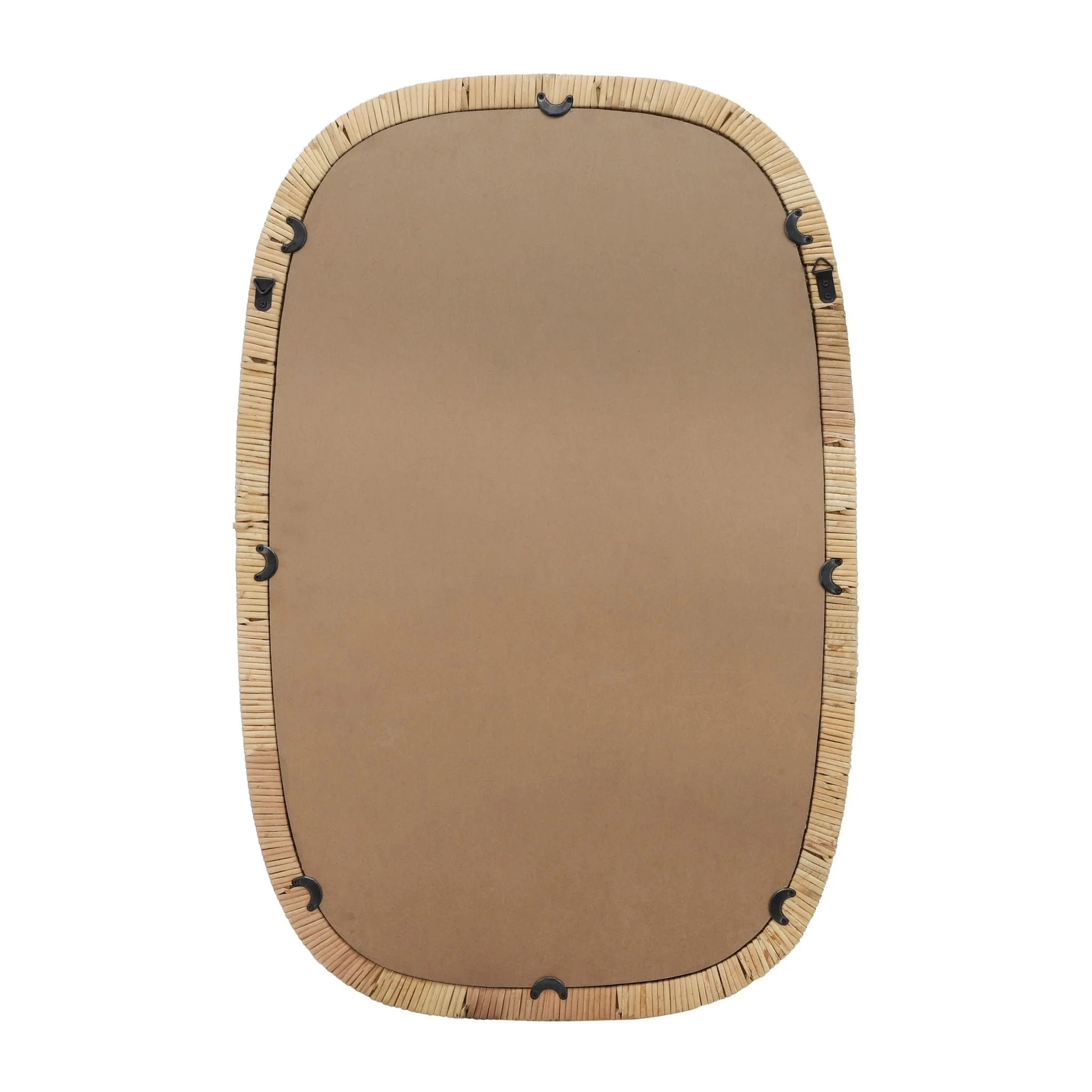 22x34 Rectangular Mirror, Brown - Image 4