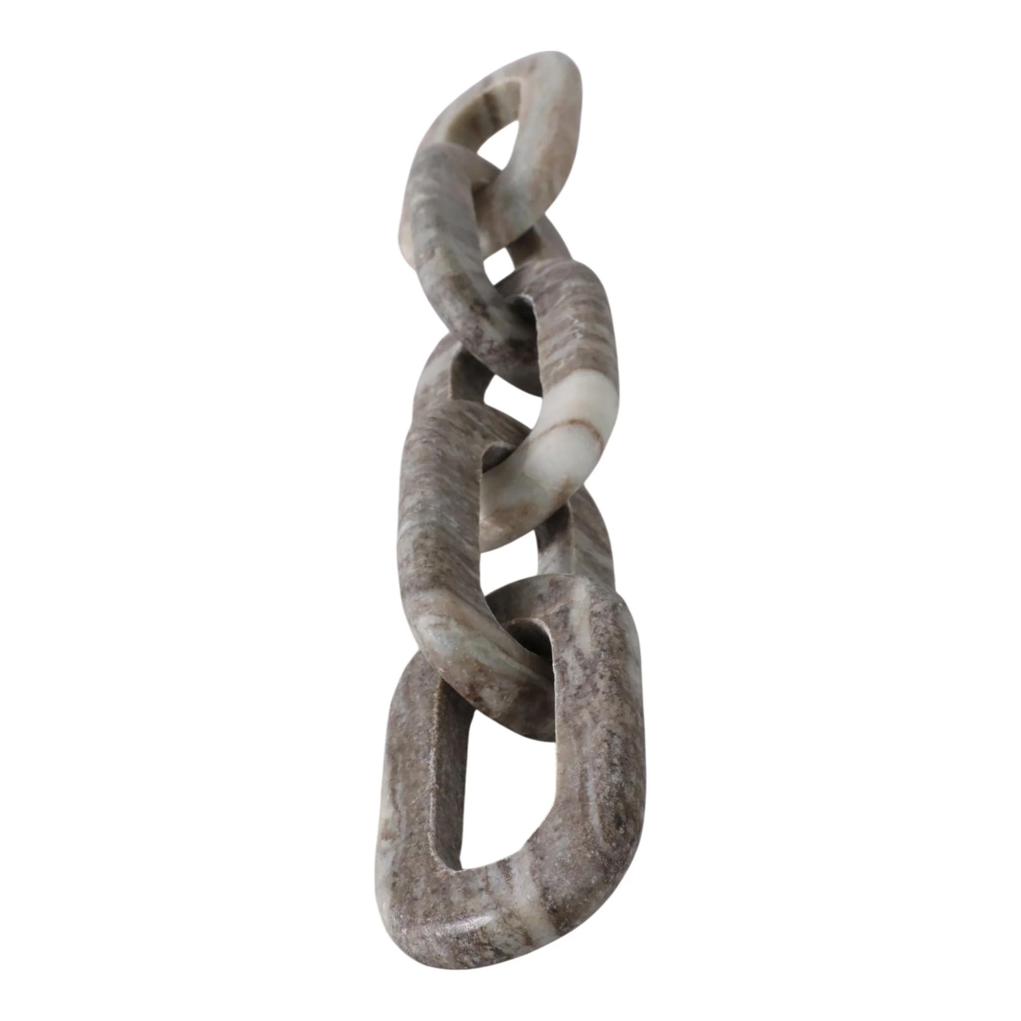 22x4" 5-link Marble Chain, Grey - Image 3