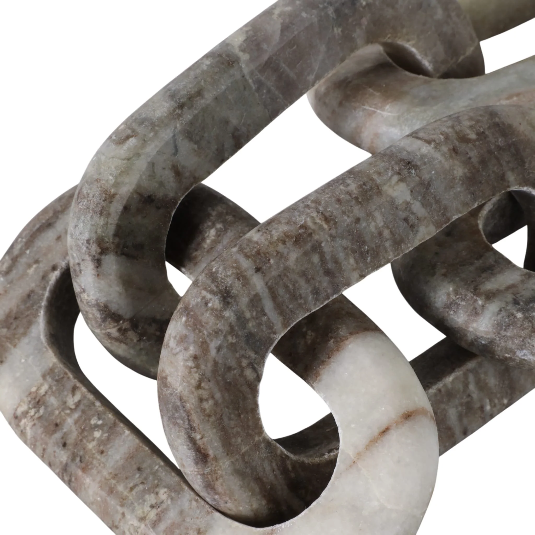 22x4" 5-link Marble Chain, Grey - Image 5