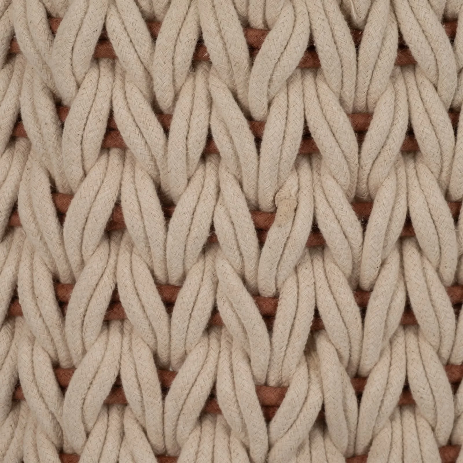 23"ceramic Table Lamp With Macrame Shade - Image 4