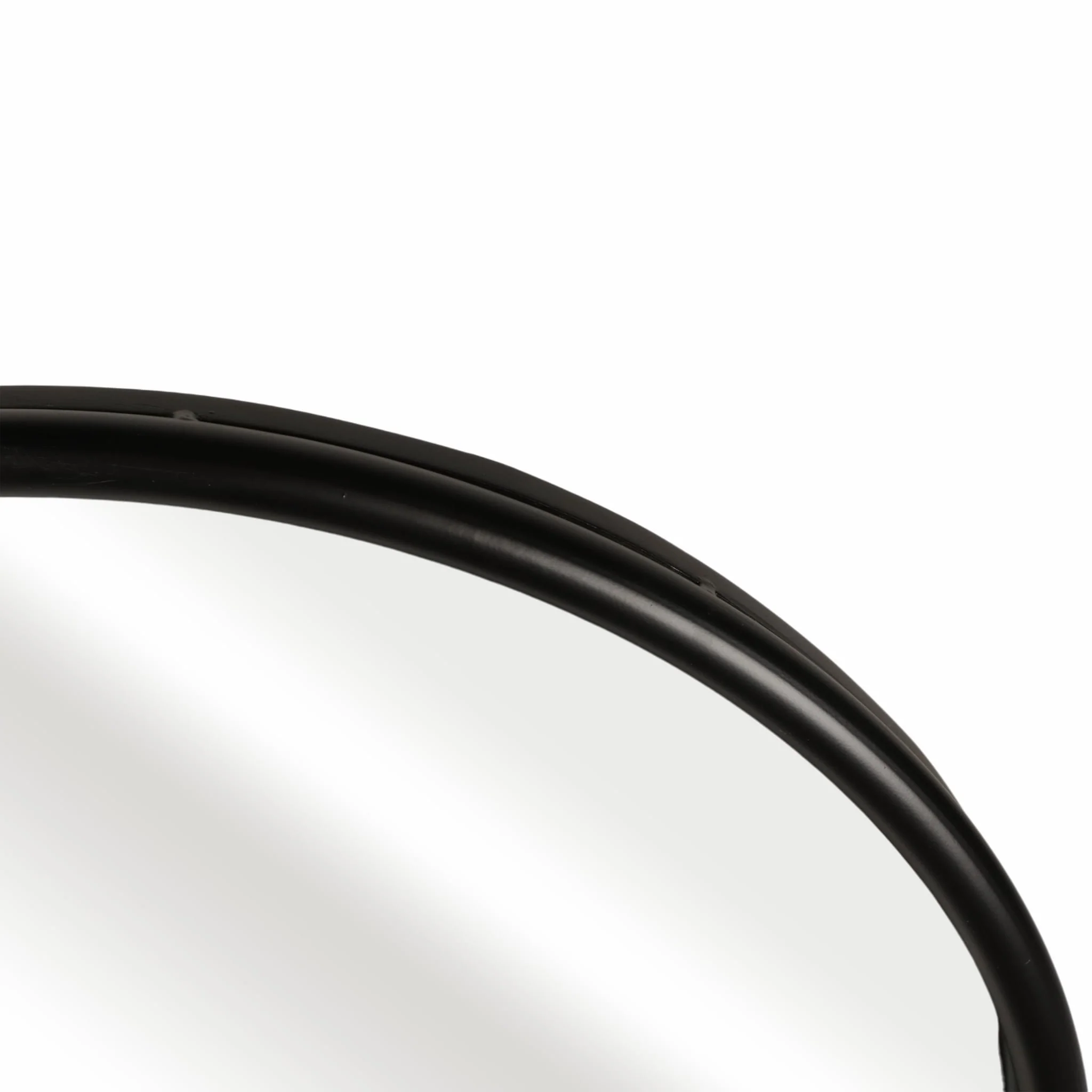 23x60 Rounded Standing Mirror, Black - Image 4