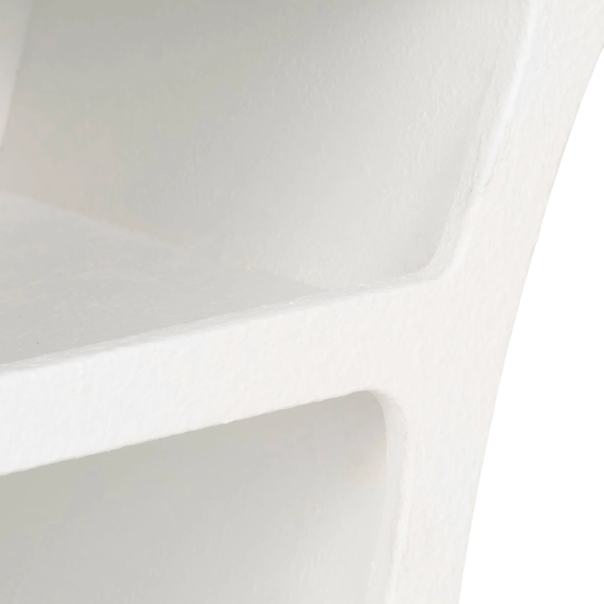 24" Long Curved 3-shelf Wall Storage, White - Image 4