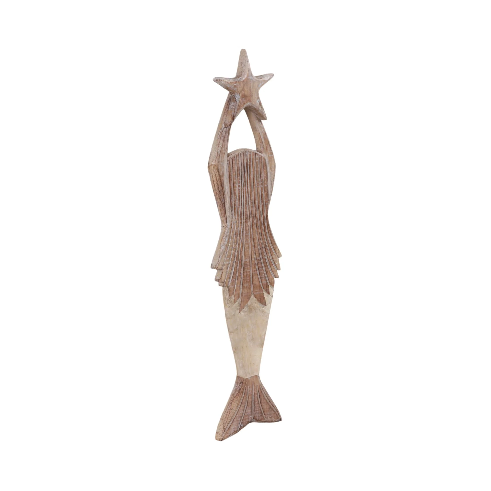 24" Mermaid Gold Capiz Tail, Natural - Image 2