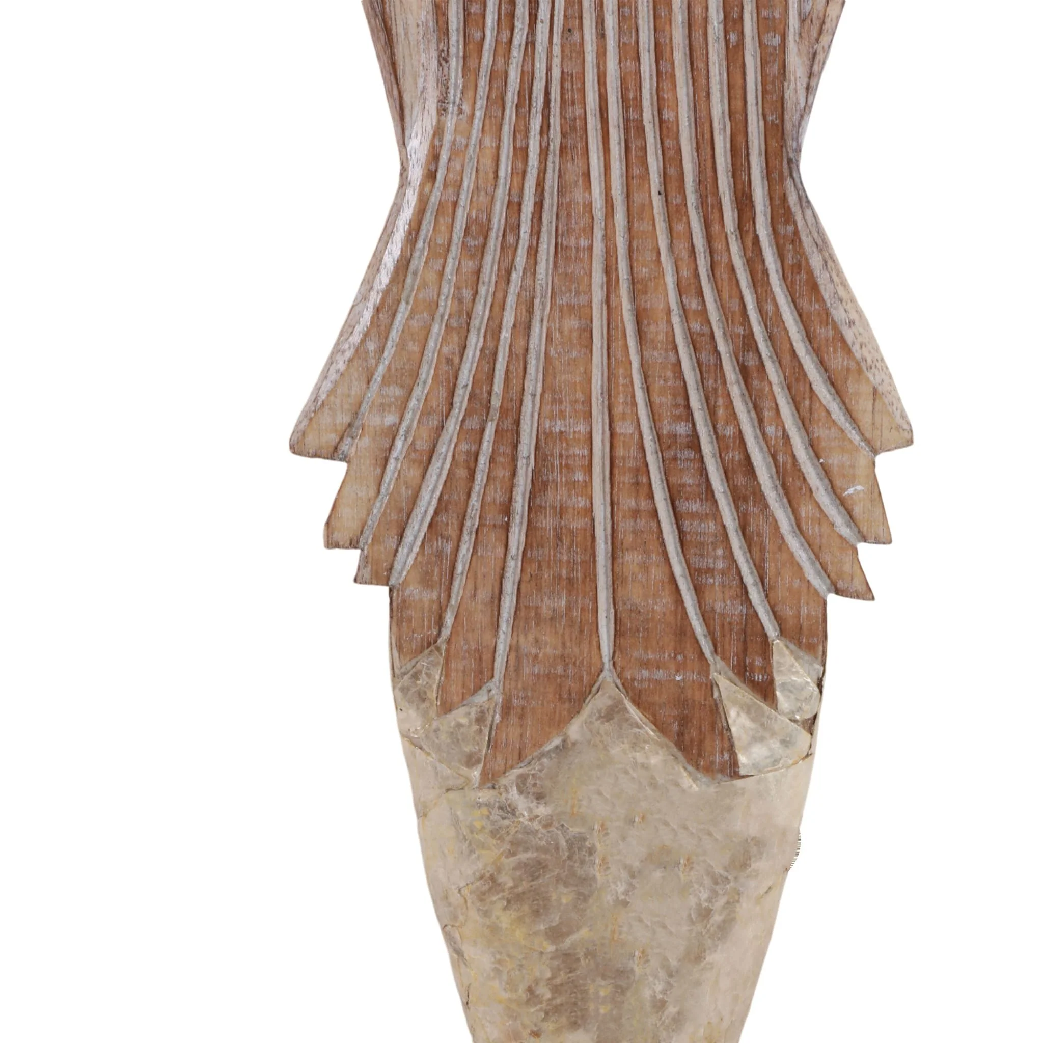 24" Mermaid Gold Capiz Tail, Natural - Image 4
