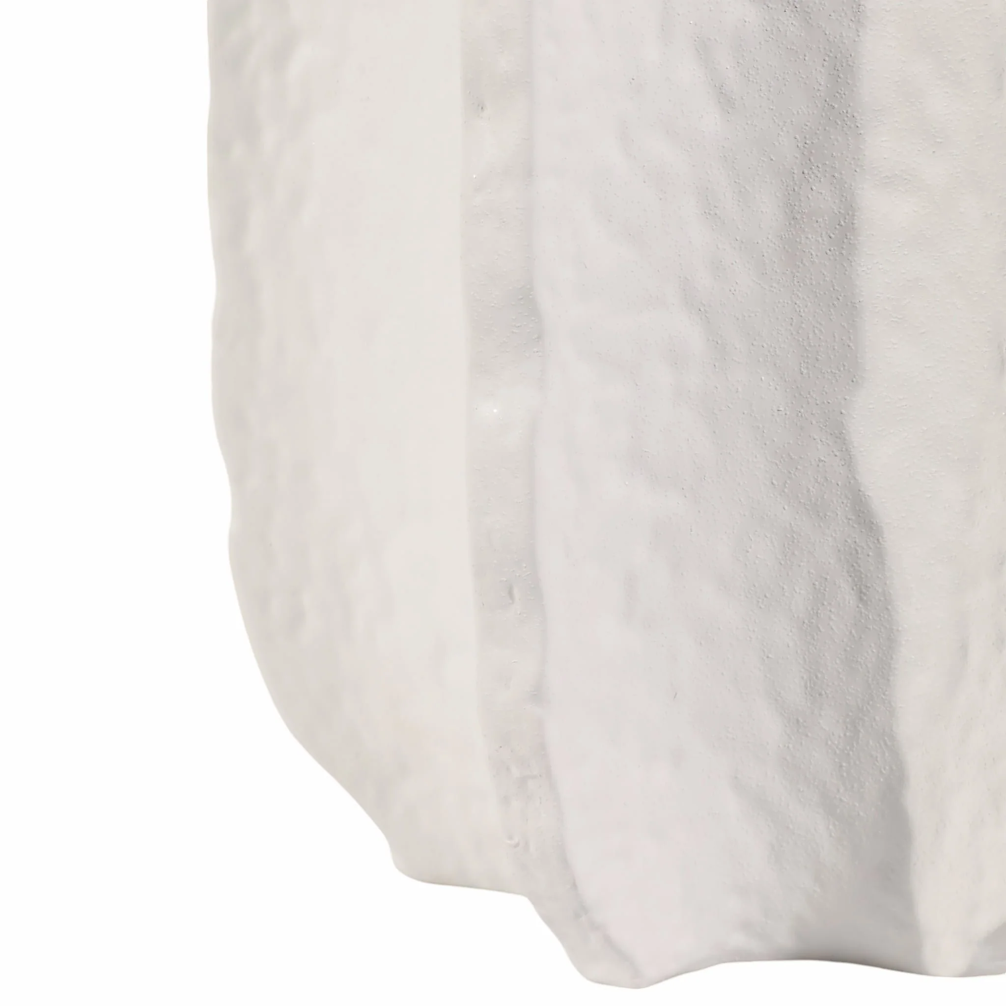 24" Textured Jagged Table Lamp, White - Image 6