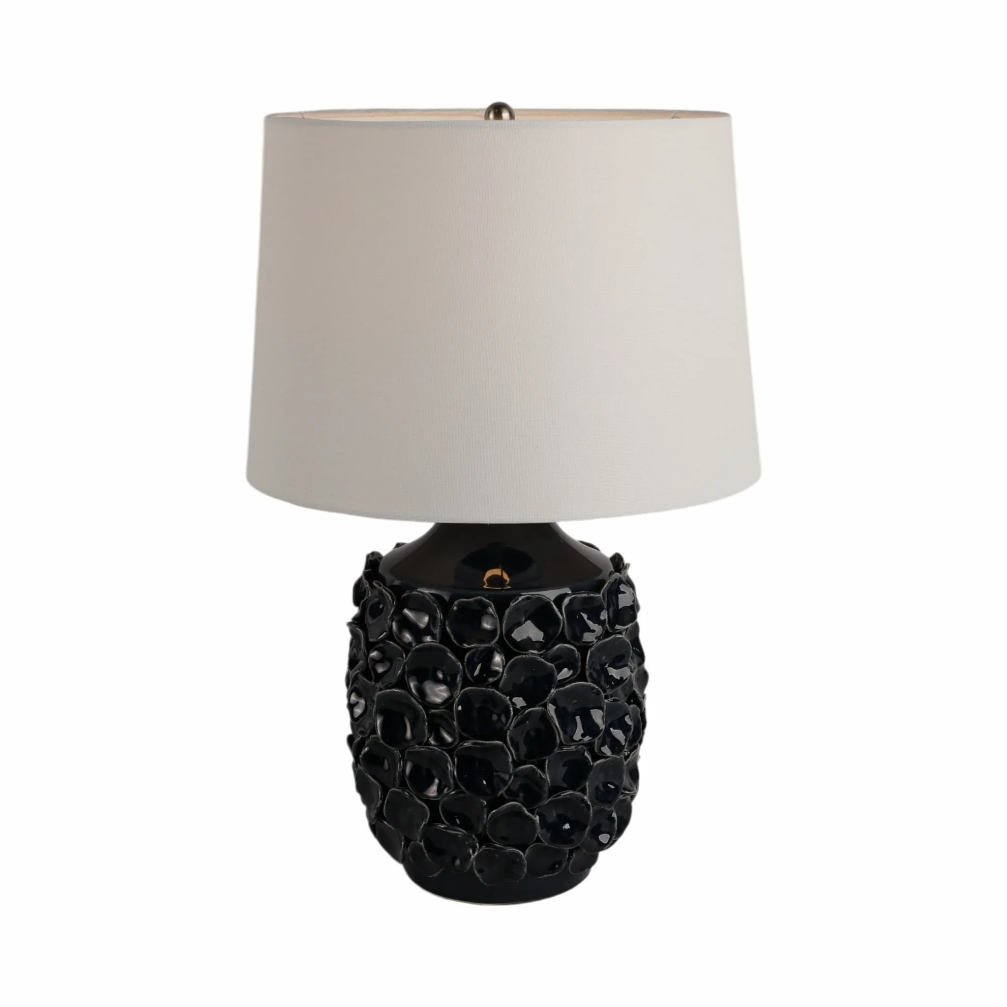 25" Coastal Discs Table Lamp, Navy Blue - Image 2