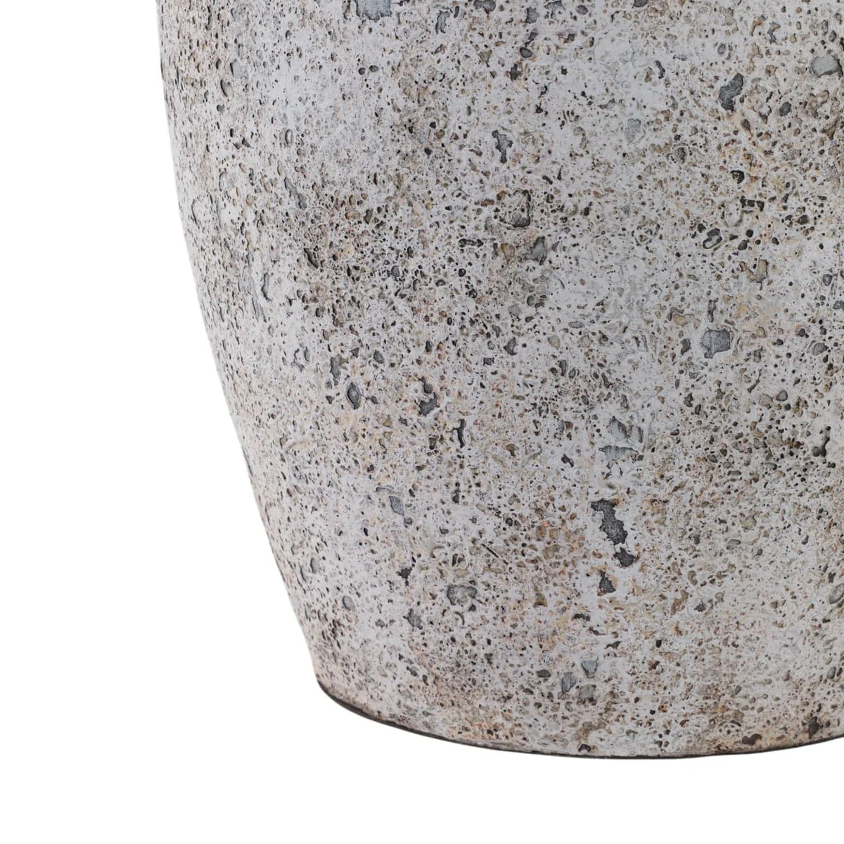 26" Terracotta Vase With Orbs Under Handles, Rusti - Image 5