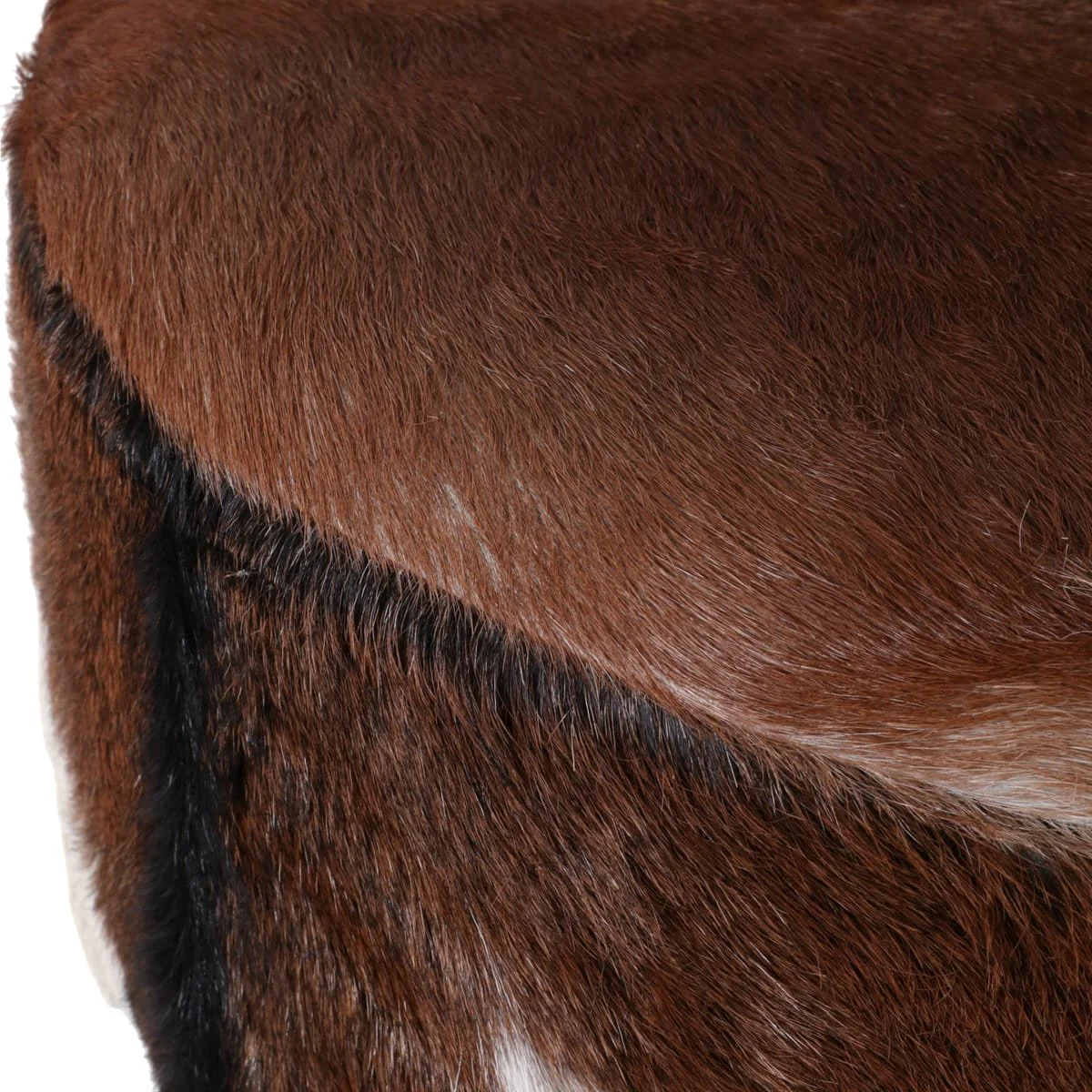 26x16 Cowhide Ottoman, Multi - Image 6