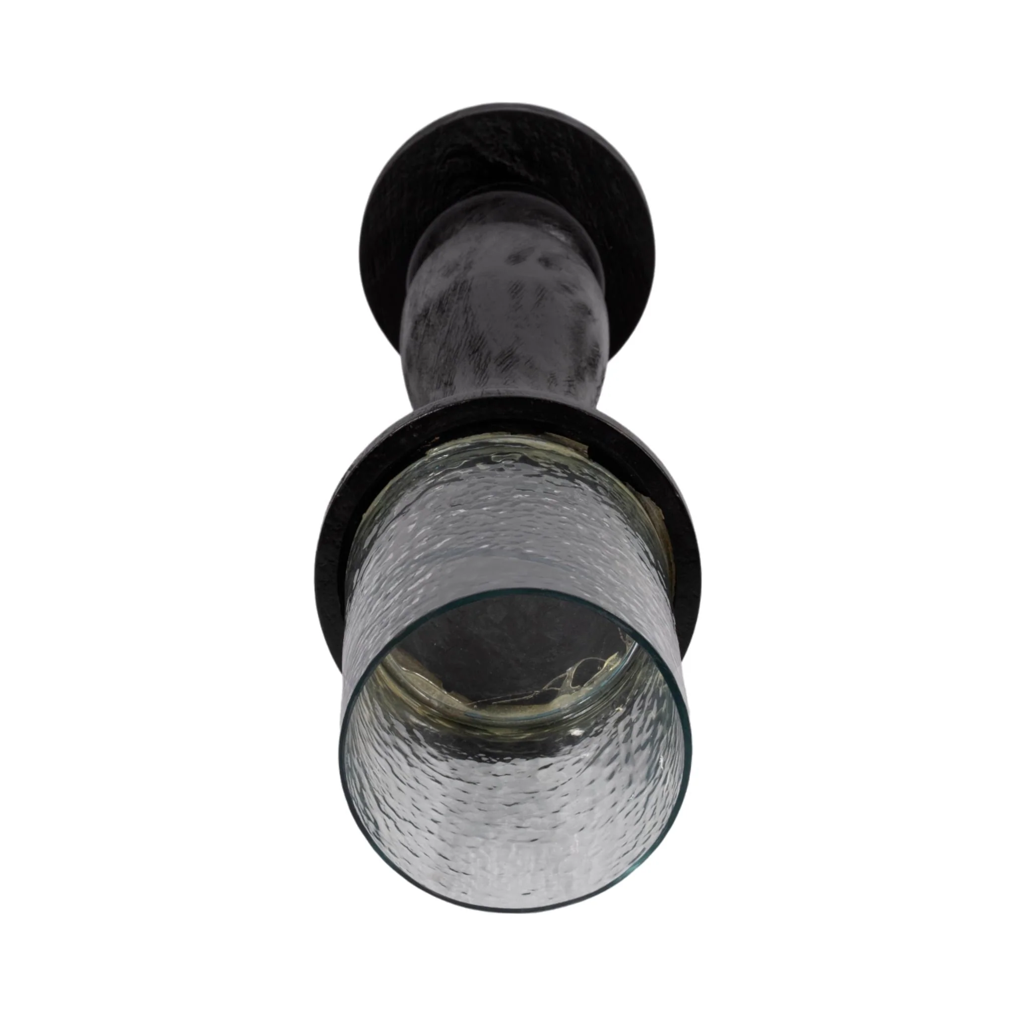 27" Traditional Hurricane On Pedestal, Black - Image 5