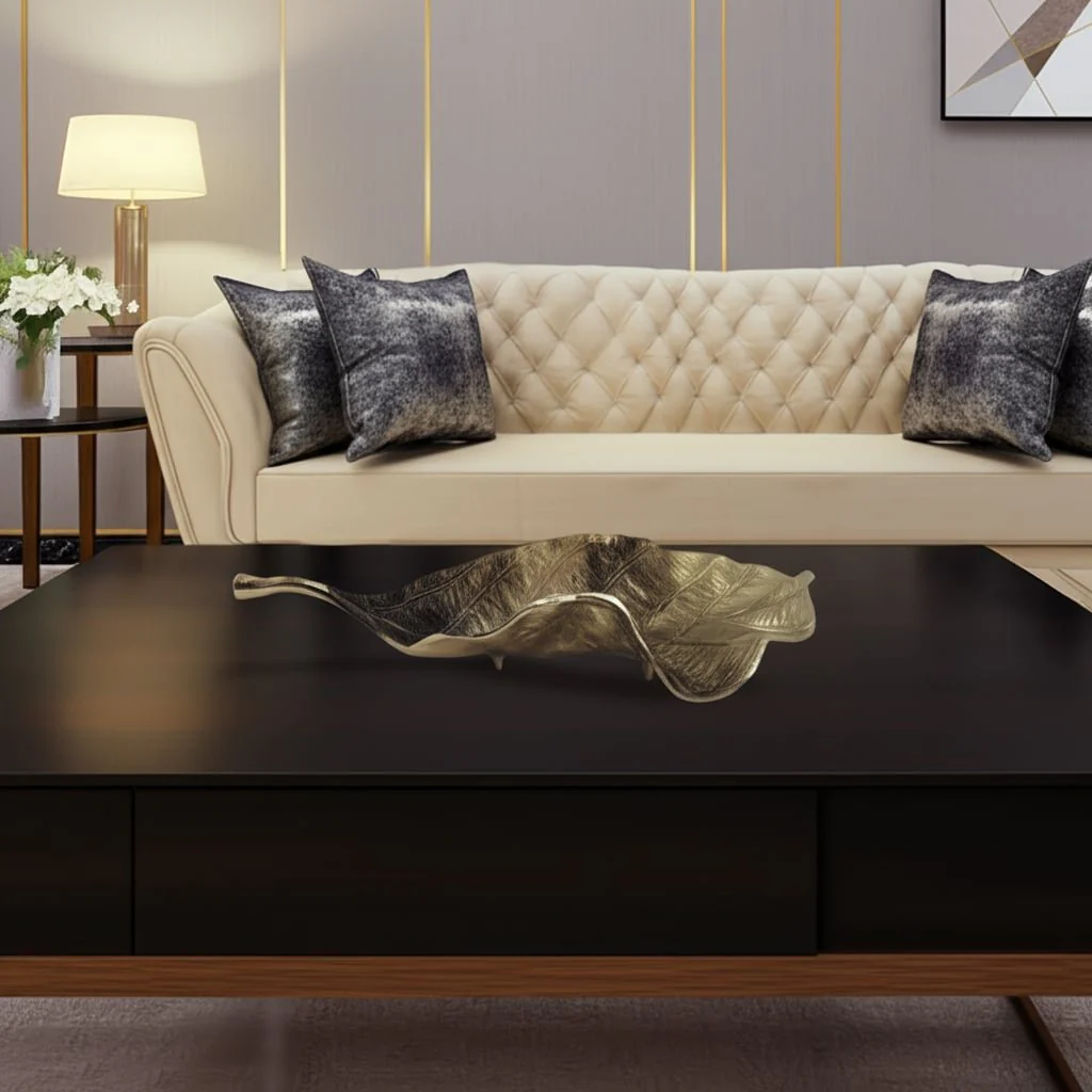 27x14" Leaf Table D?cor, Multi - Image 11