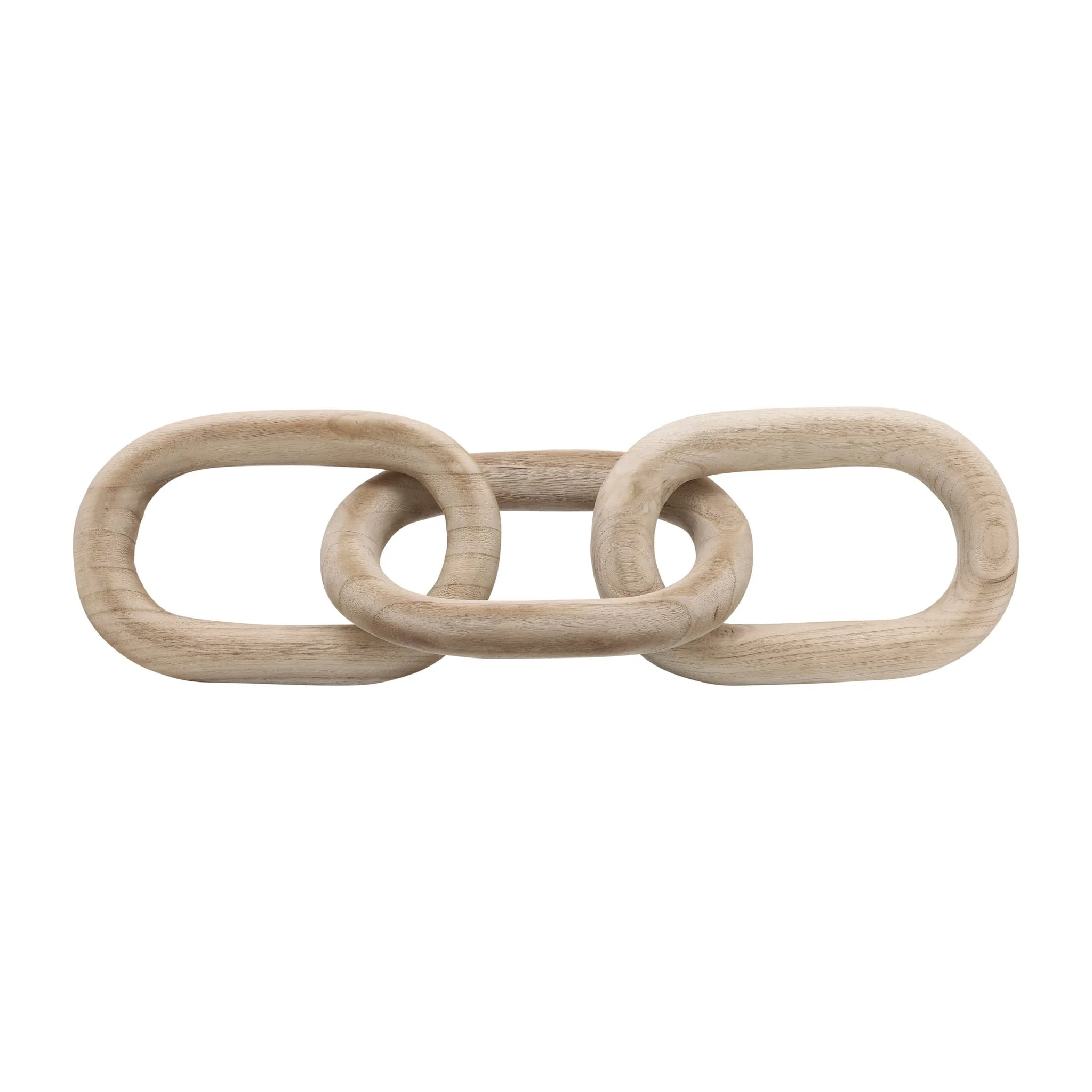 28" 3 Wooden Links, Natural - Image 7