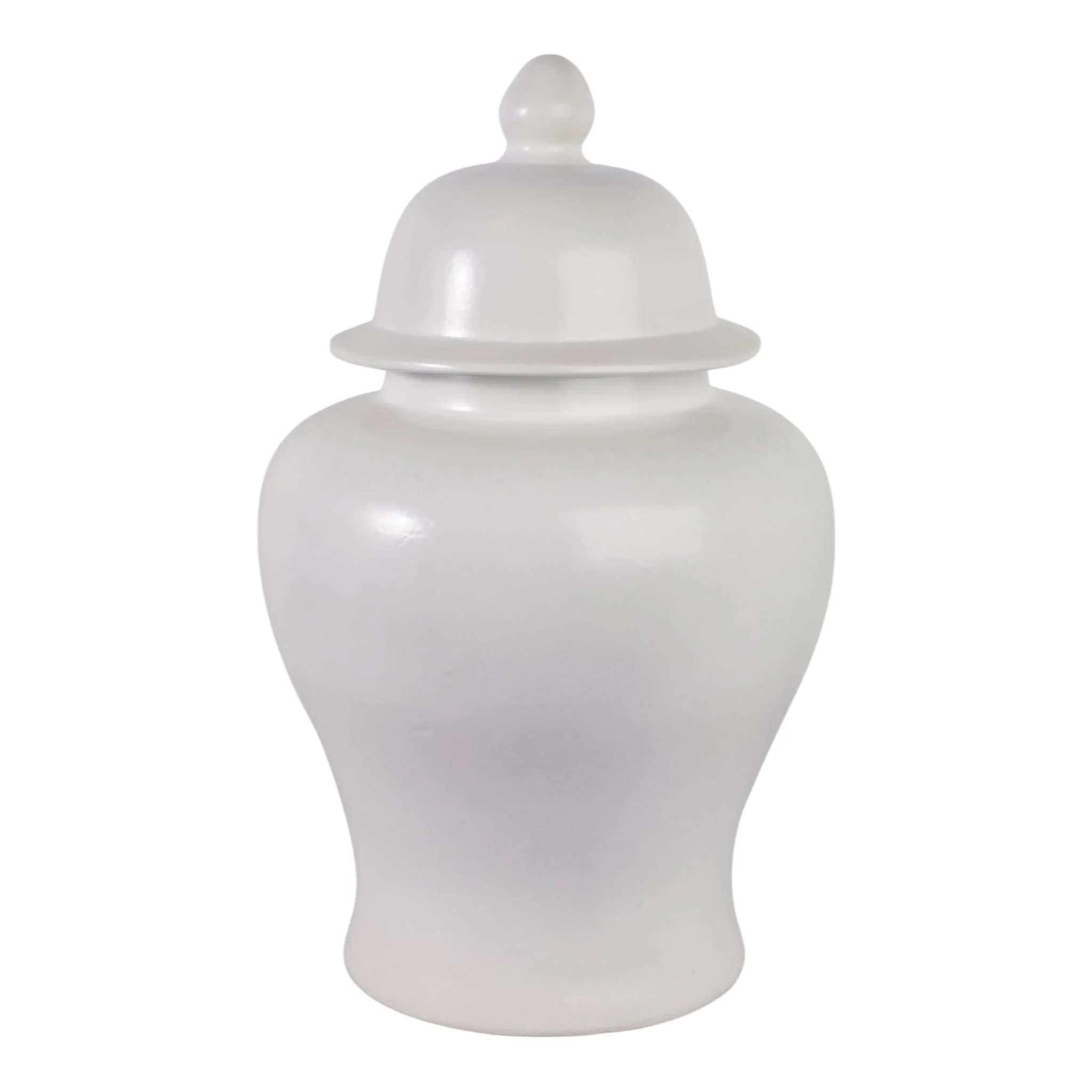 28"h Temple Jar, Matte White - Image 4