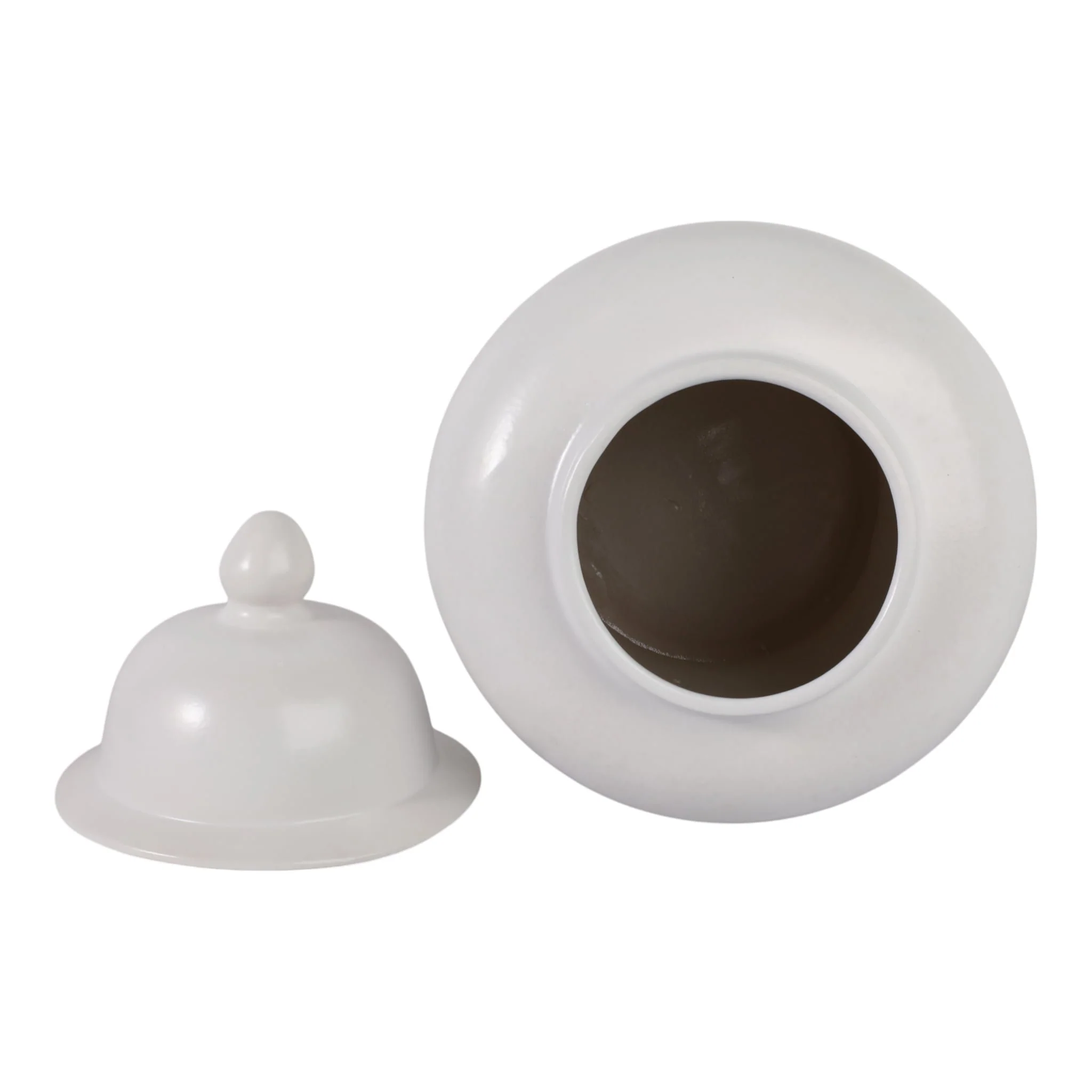28"h Temple Jar, Matte White - Image 6