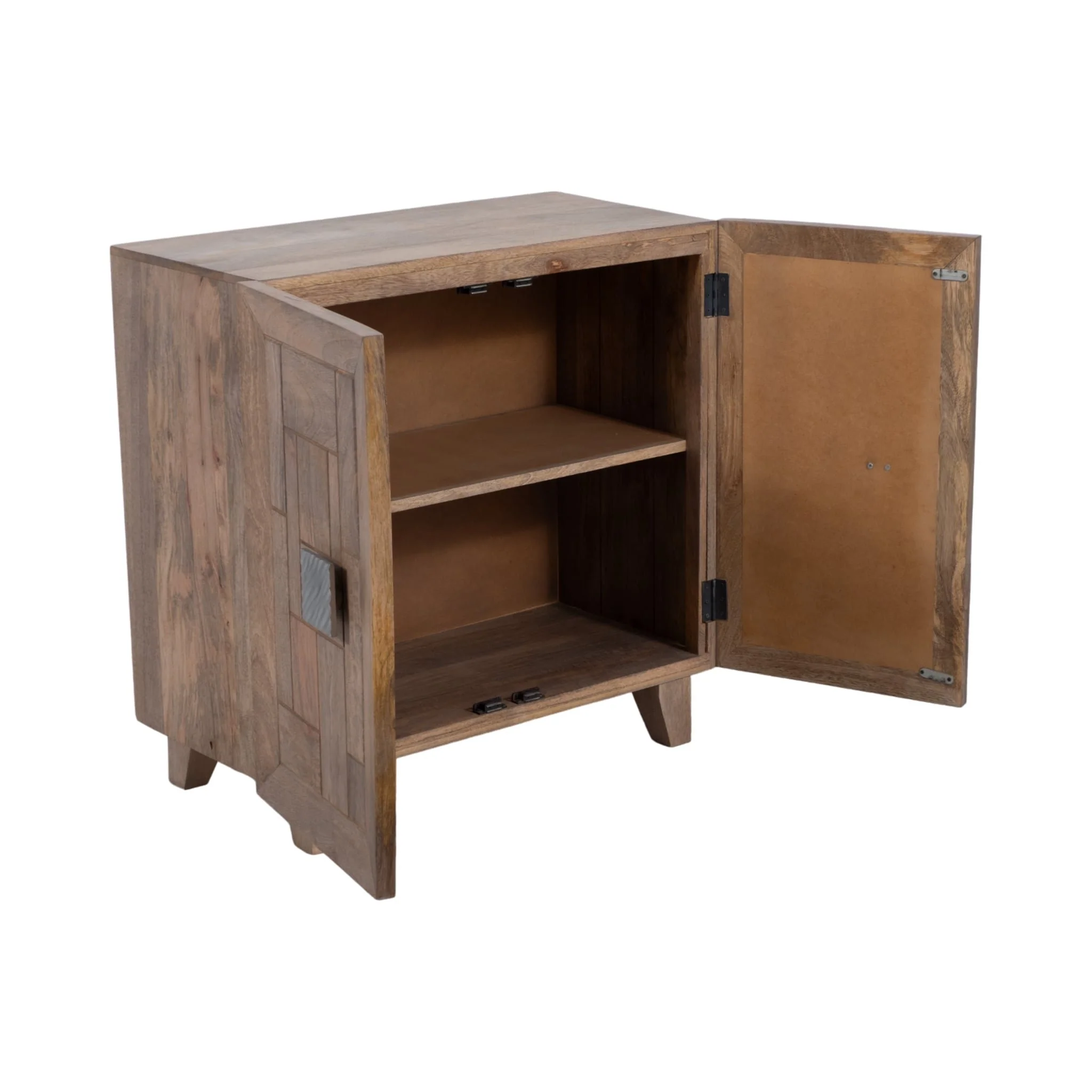 30" 2 Door Coffer Front Cabinet, Light Wash,k/d - Image 4