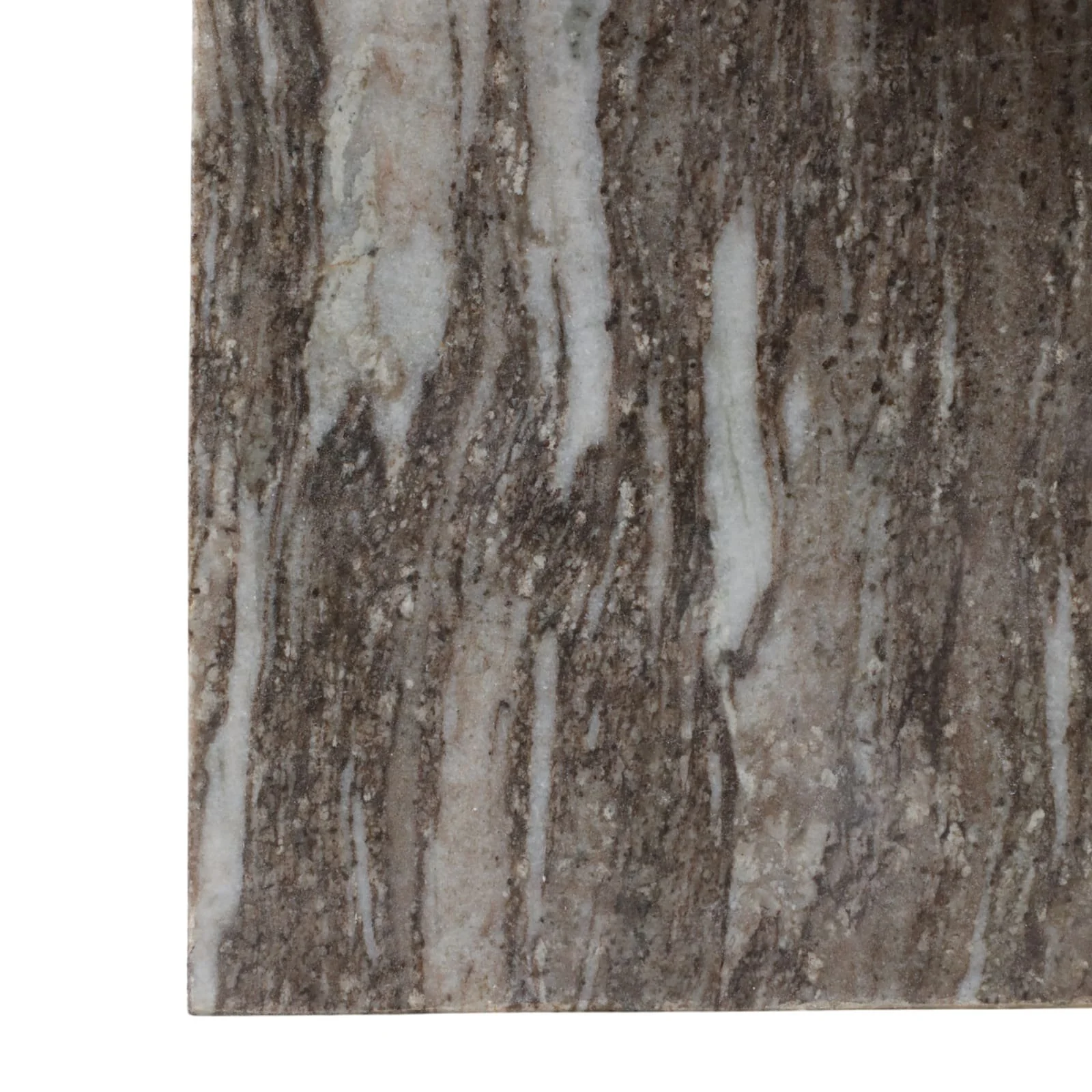 32x15" 3-leg Marble Coffee Table, Grey Kd - Image 5