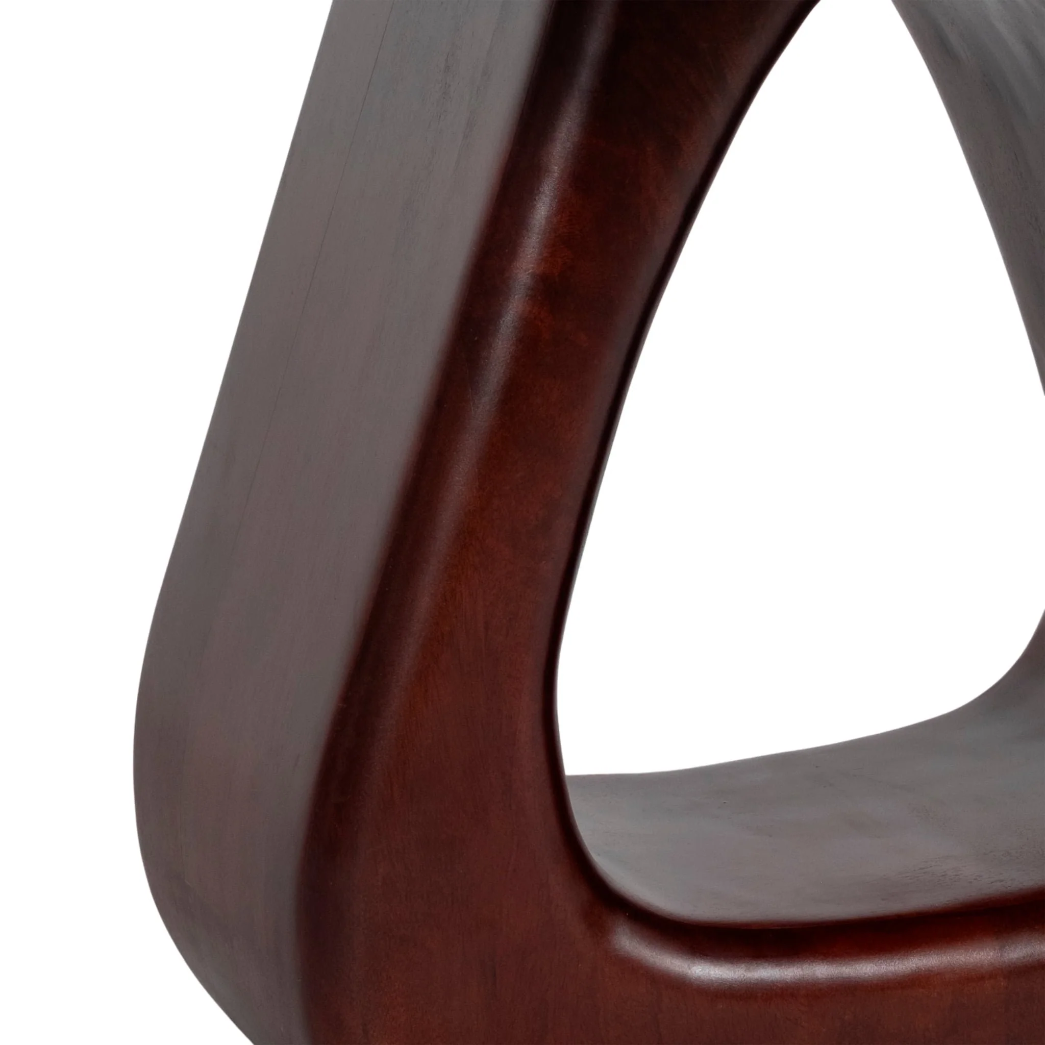 34" Cut-out Base Coffee Table, Walnut - Image 5
