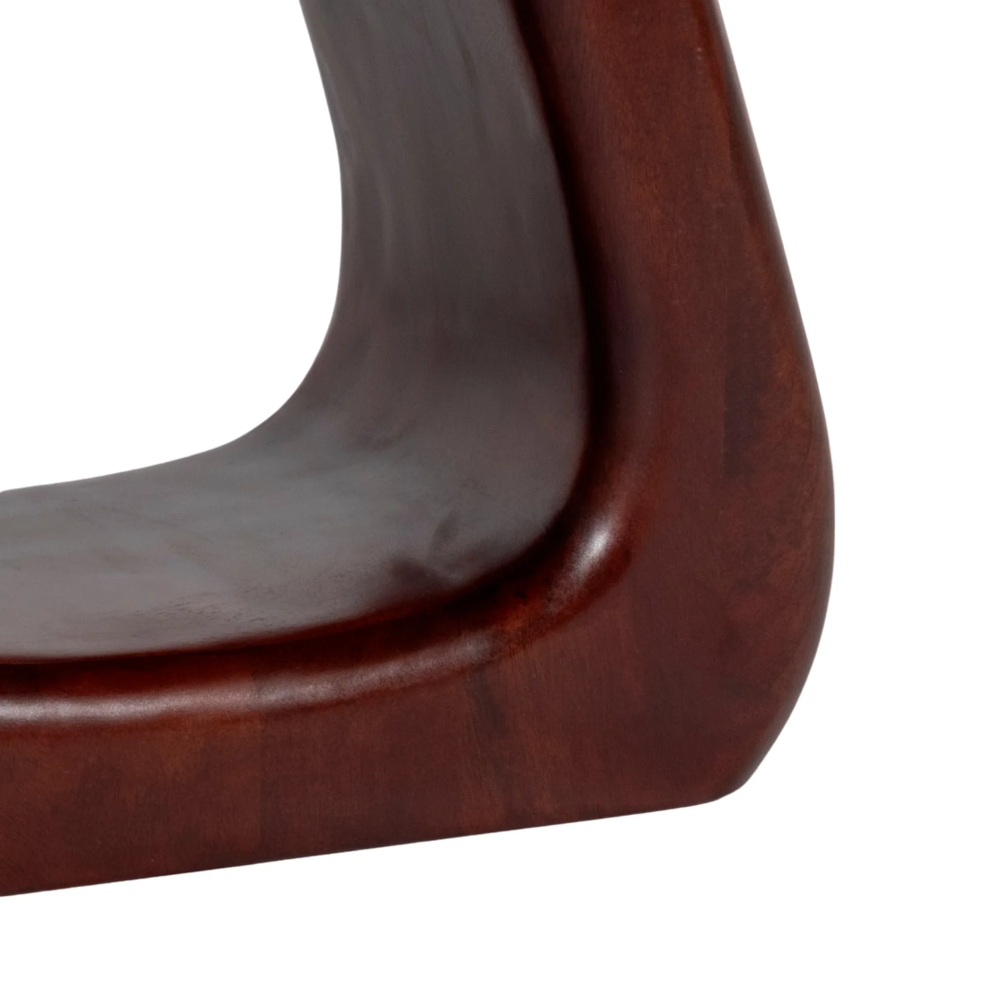 34" Cut-out Base Coffee Table, Walnut - Image 6