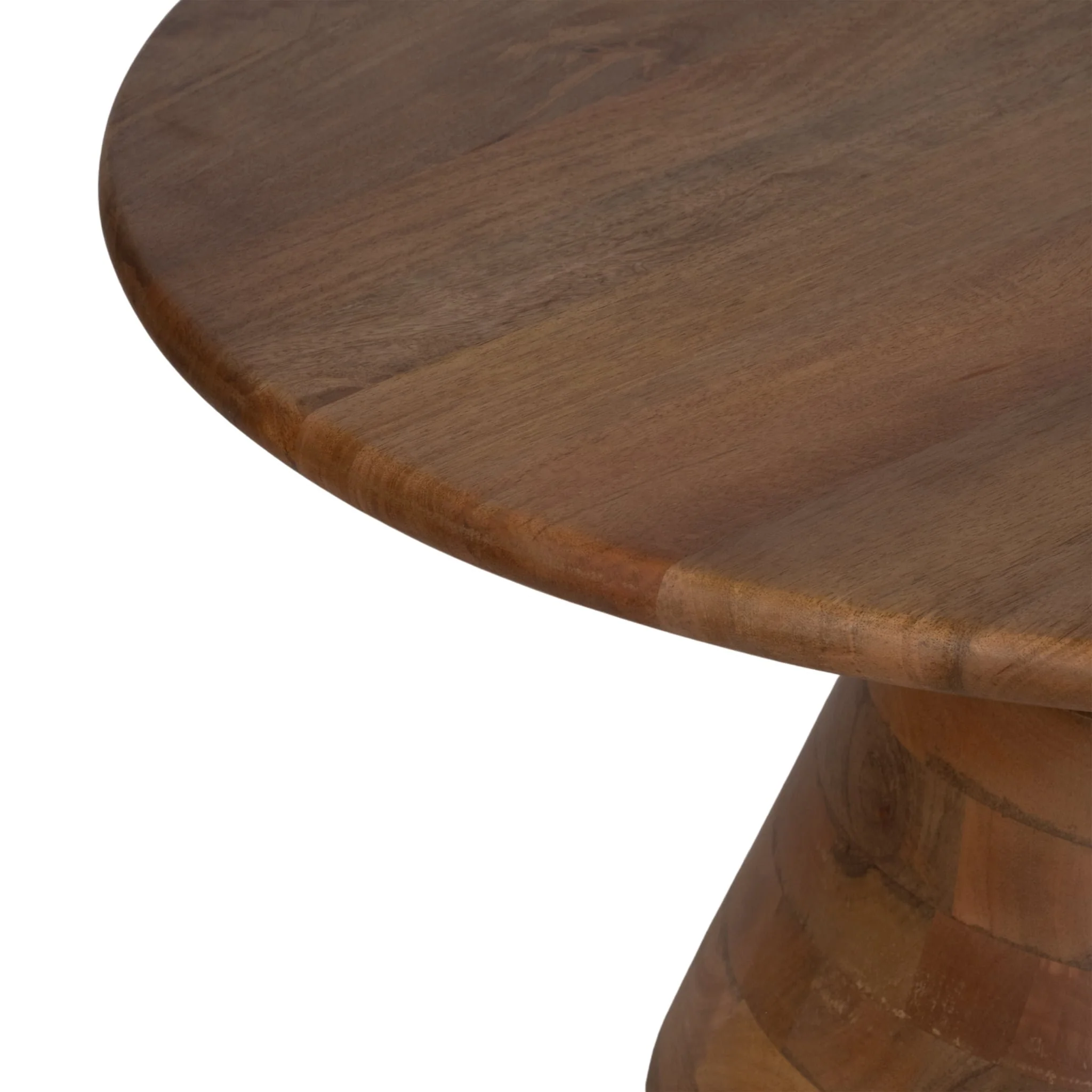 34" Tapered Wood Coffee Table, Natural - Image 5