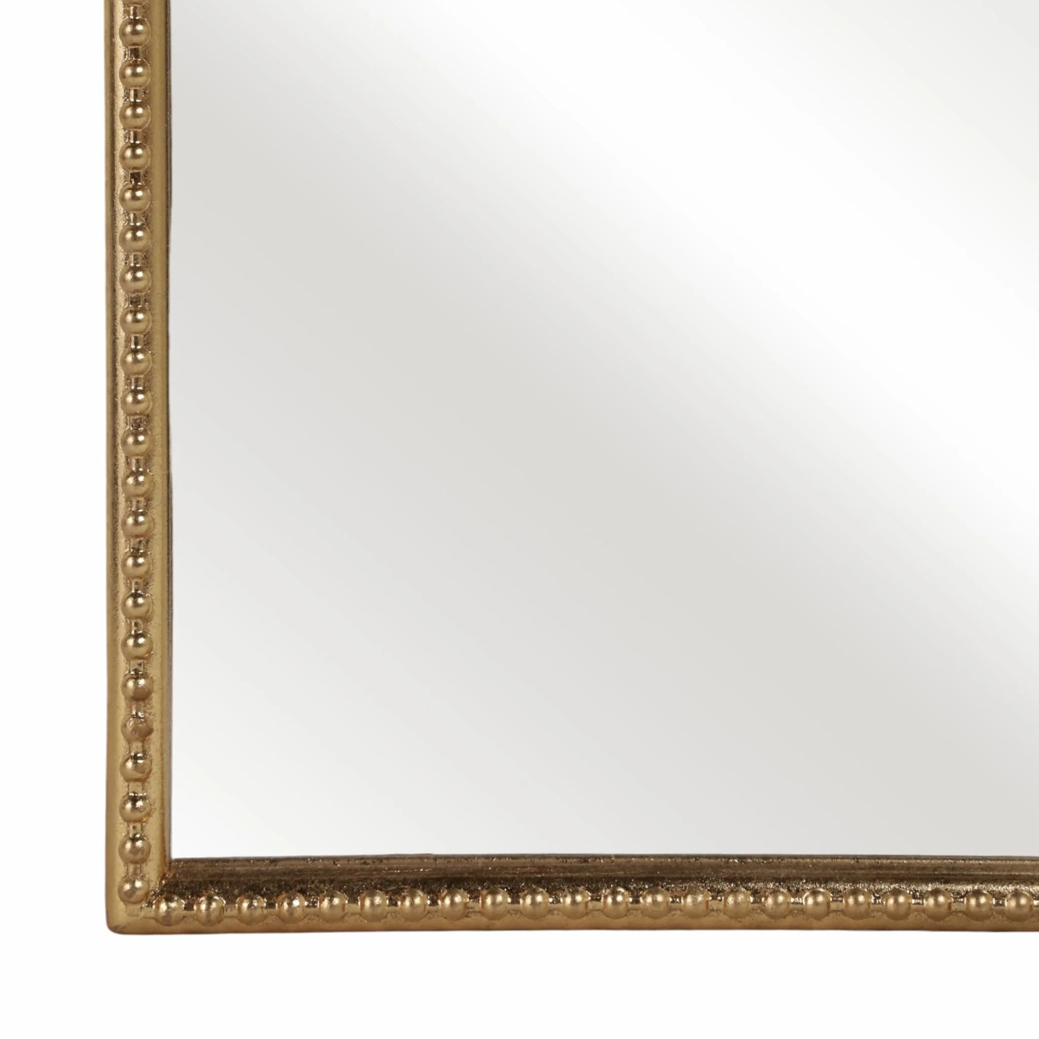 36" Fleur Applique Arch Mirror, Gold Wb - Image 4