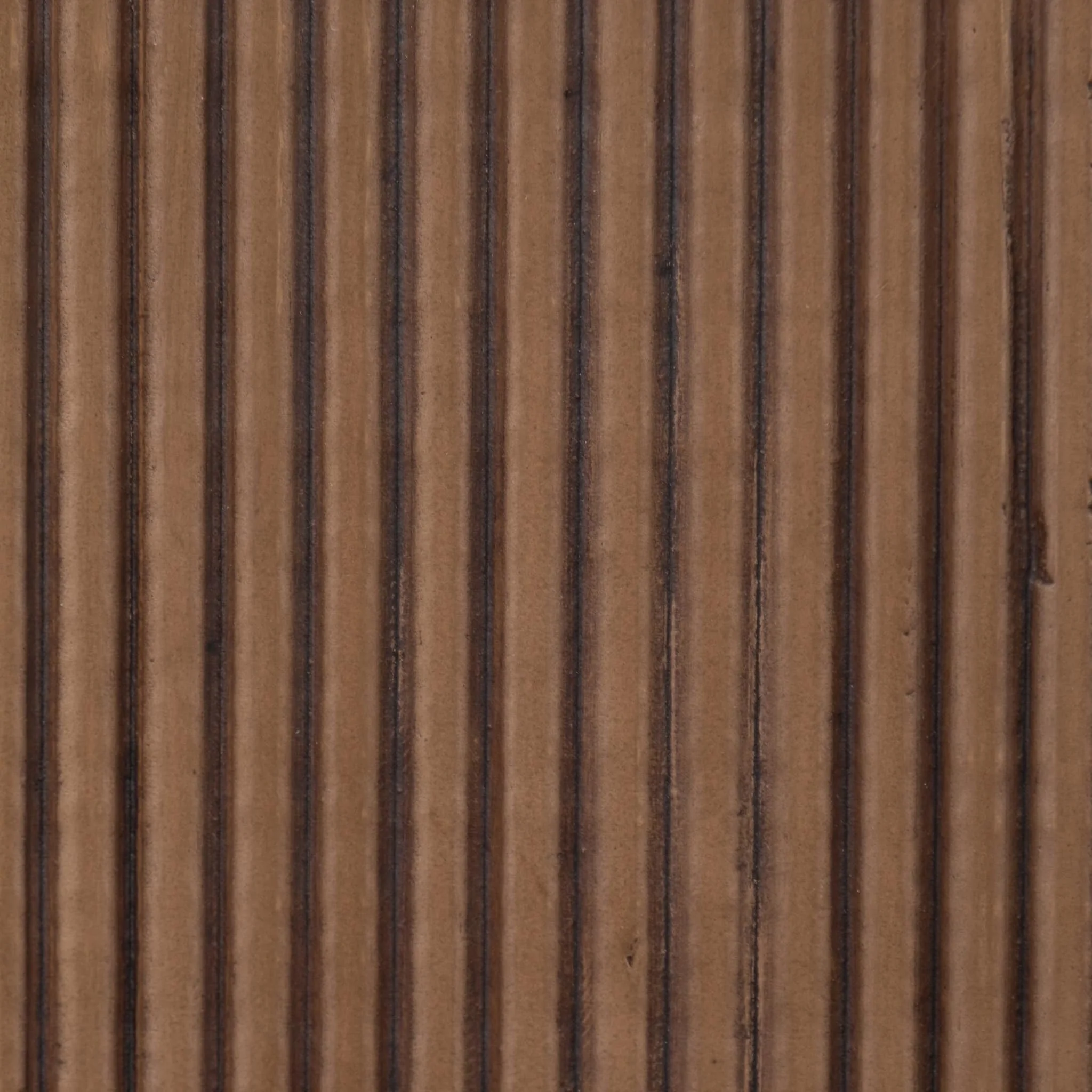 36" Ribbed Oval Mirror, Walnut - Image 4