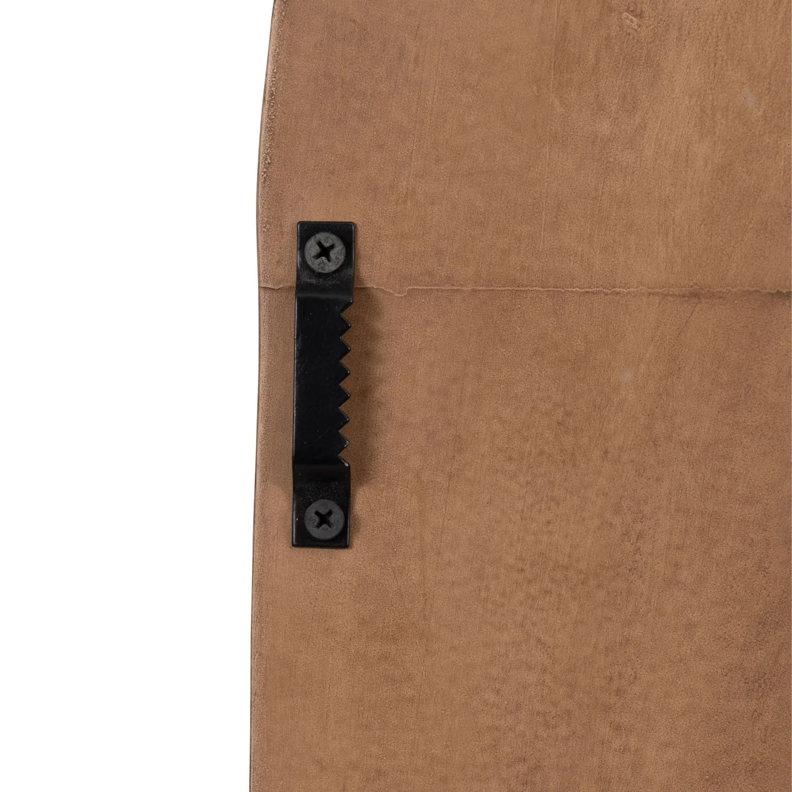 36" Ribbed Oval Mirror, Walnut - Image 5