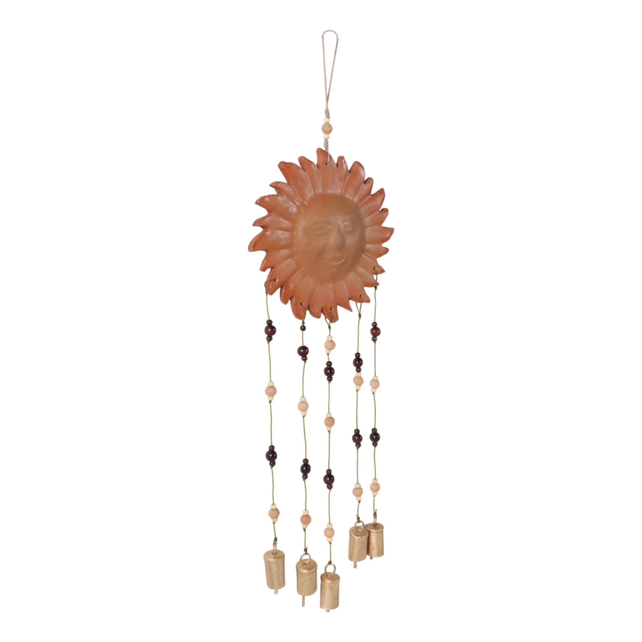36x10" Terracotta Sunshine Chime, Brown - Image 2