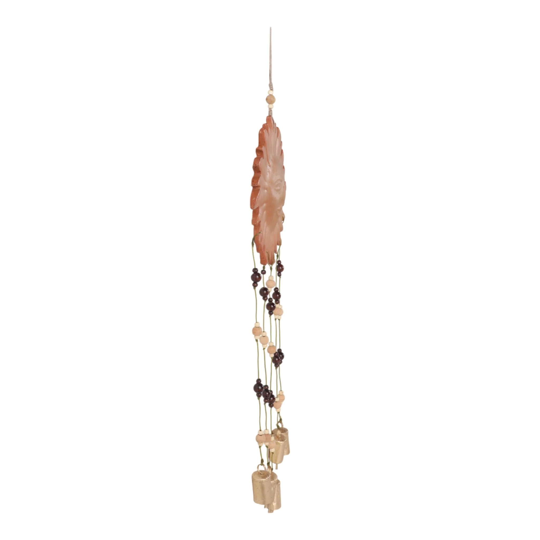 36x10" Terracotta Sunshine Chime, Brown - Image 3
