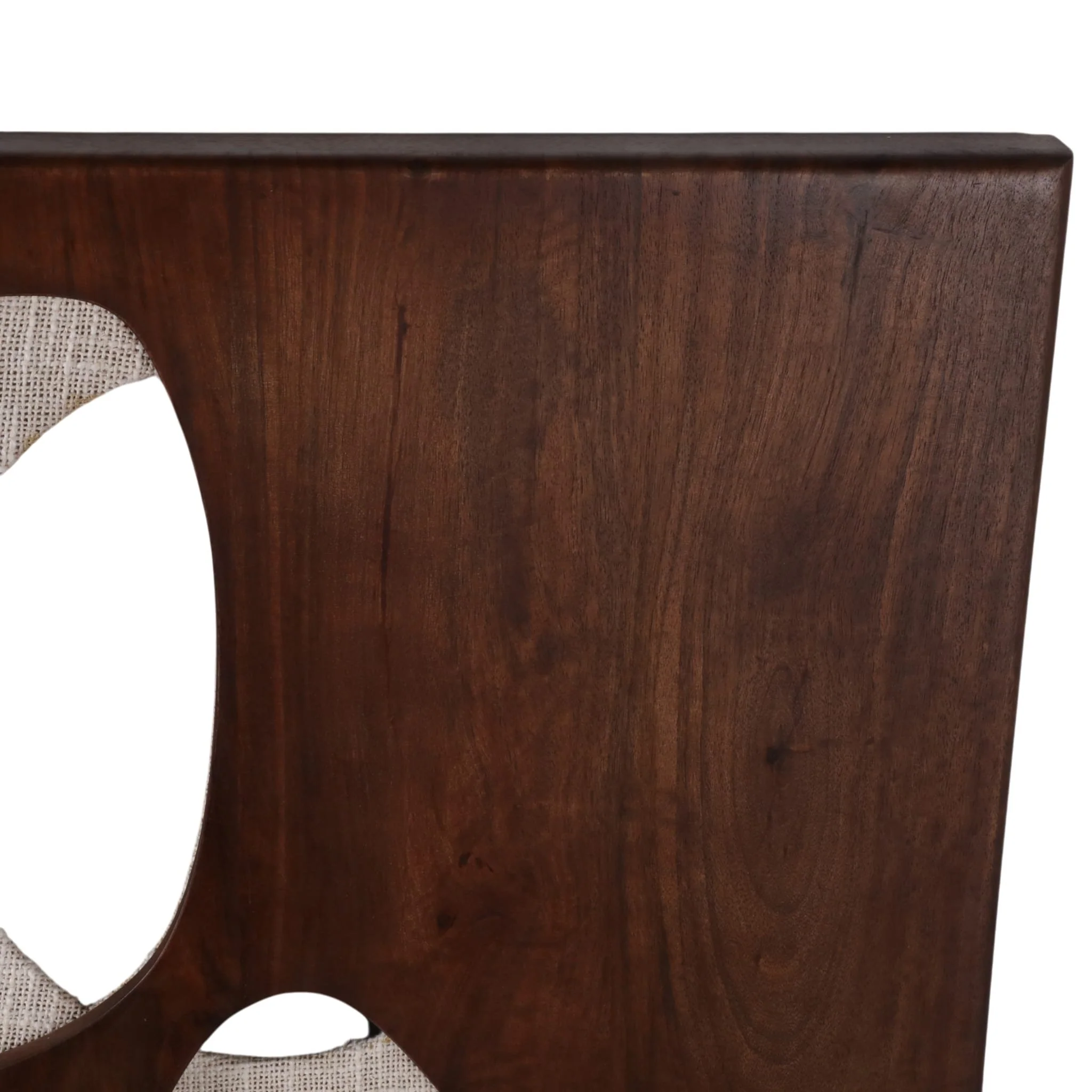 36x26" Wood&fabric Mix-media Modern Wall Art,brwn - Image 5