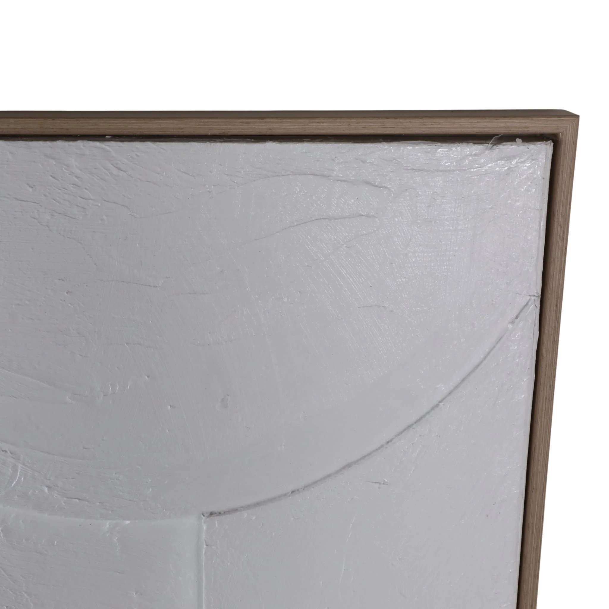 36x48 Geometric 3-dimensional Wall Art, White - Image 5