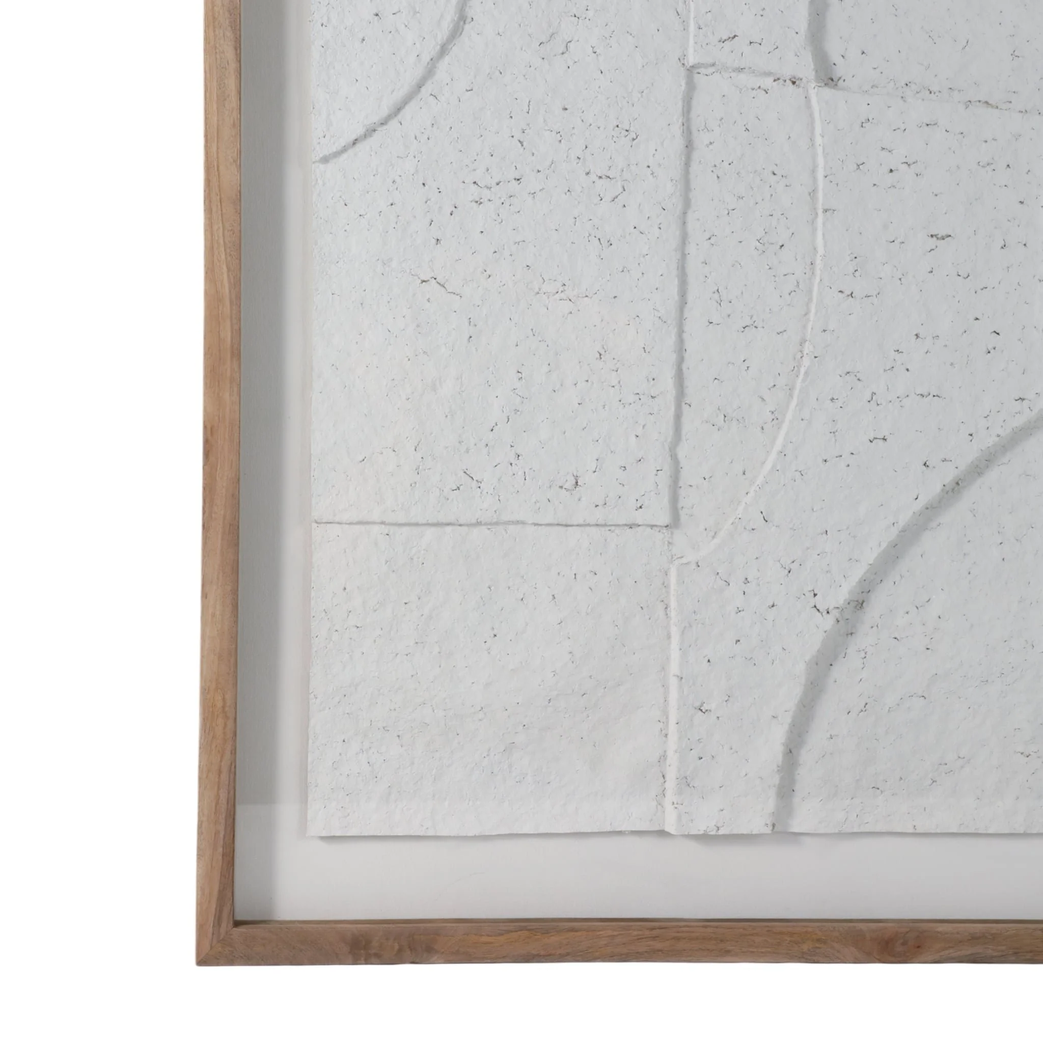 39x47" Paper Mache Wall Art W/wooden Frame /glass - Image 4
