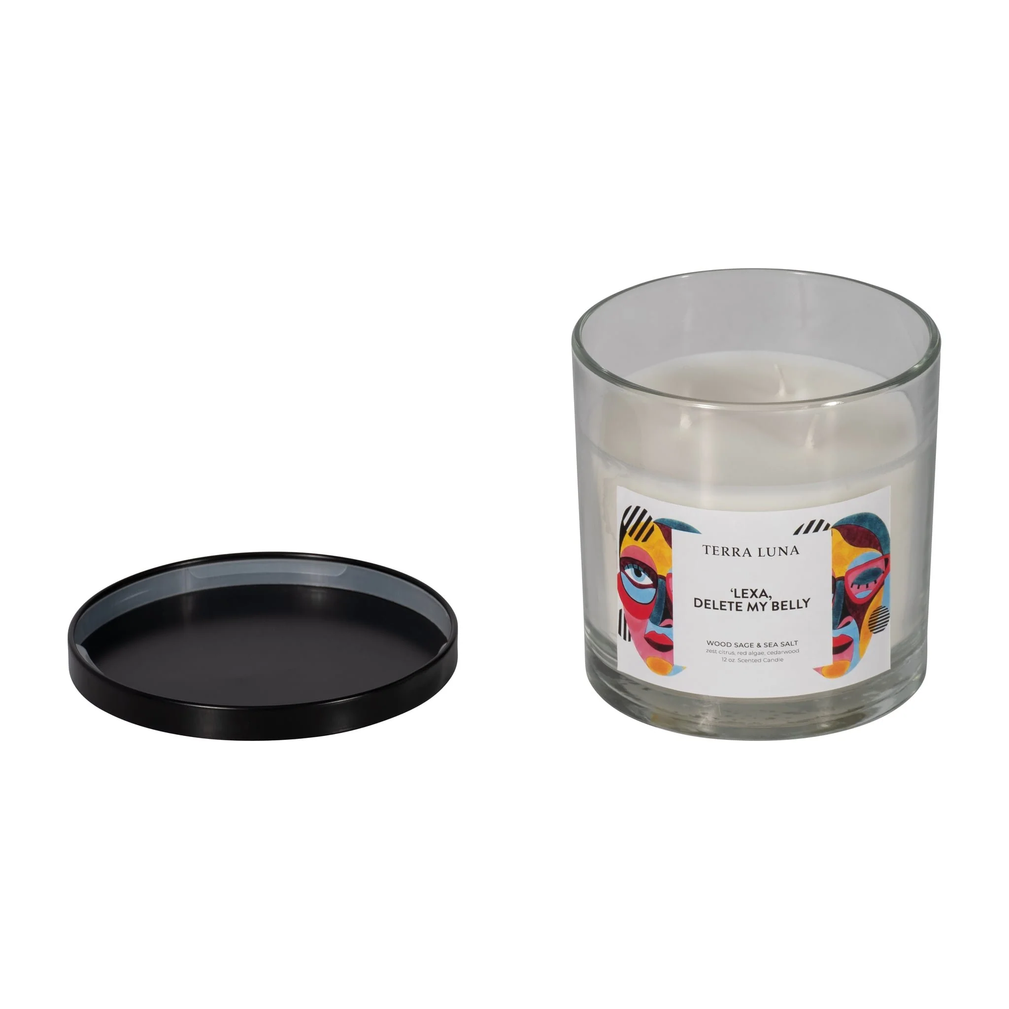 4" 12 Oz Delete My Belly Lidded Candle - Image 2