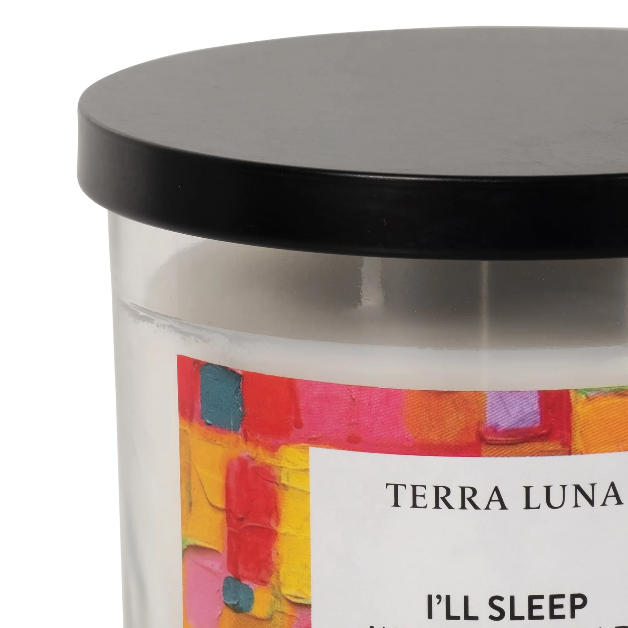 4" 12 Oz Sleep When I'm Dead Lidded Candle - Image 4